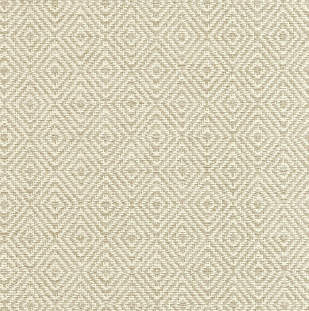 Thibaut Geometric Diamond Weave Performance Fabric- Theo / Linen 3.20 yds W9130