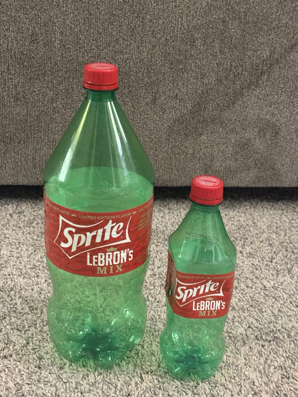 Sprite LeBron James 2015 Limited Edition LeBrons Mix Empty Bottle 2 Liter Lot