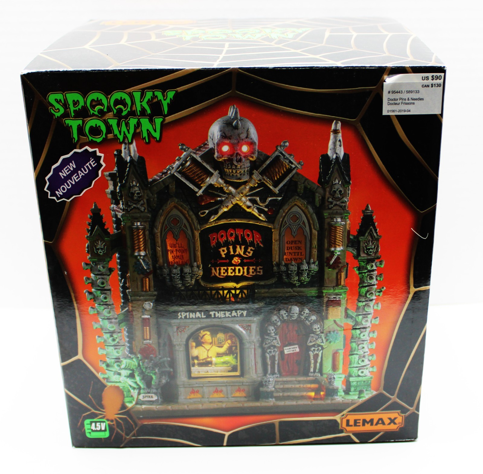 Lemax Spooky Town DOCTOR PINS & NEEDLES #95443 NRFB Halloween Village 2019 NEW Lemax Spooky Town DOCTOR PINS & NEEDLES #95443 NRFB Halloween Village 2019 NEW
