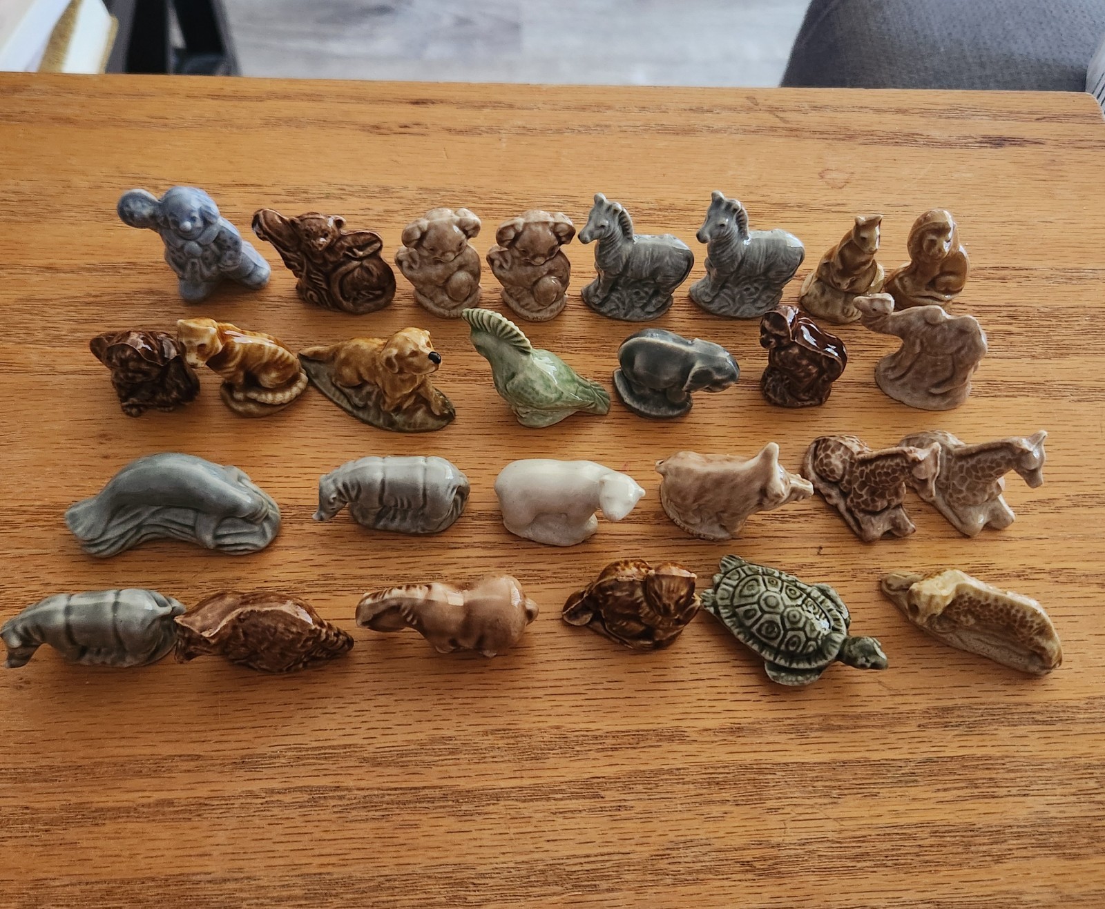 Lot of 27 Vintage Wade Whimsies Collectible Figurines Lot #9