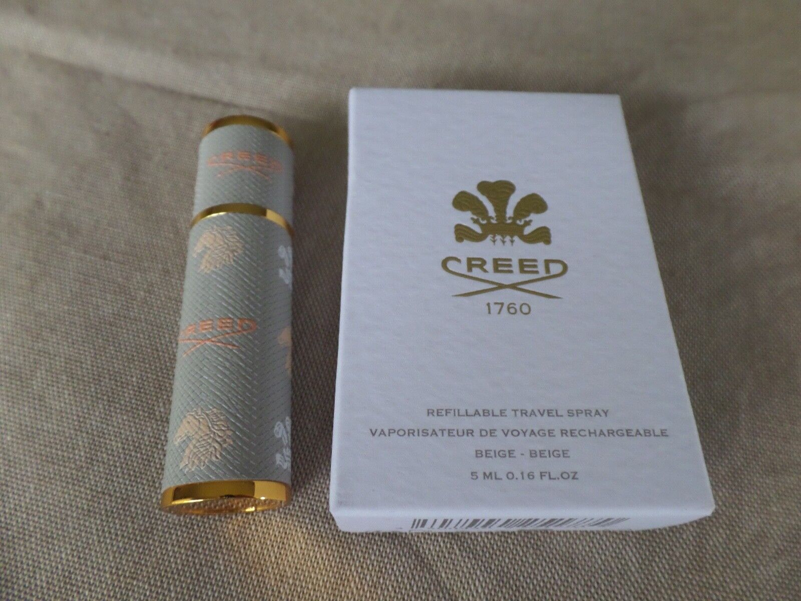 BRAND NEW IN BOX Creed Refillable Atomizer 5ml 0.16fl.oz Filled w/  Creed Viking