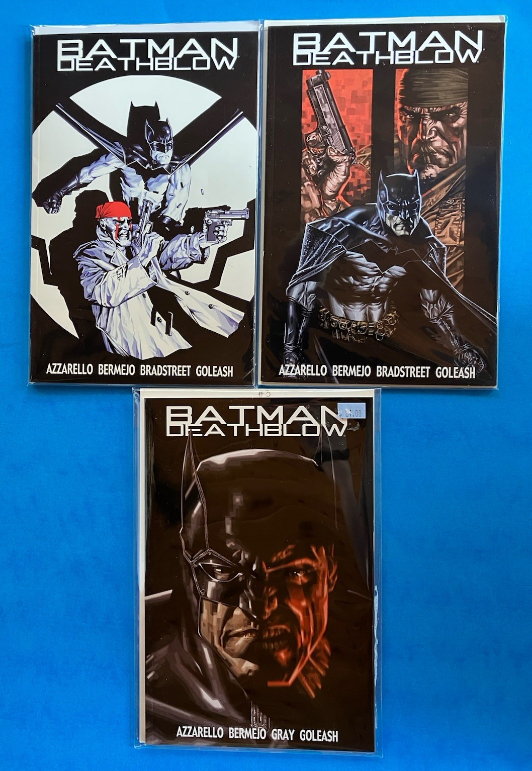 BATMAN DEATHBLOW - After The Fire - Complete Set #1-3 DC Comics 2002 - VG/VF BATMAN DEATHBLOW - After The Fire - Complete Set #1-3 DC Comics 2002 - VG/VF