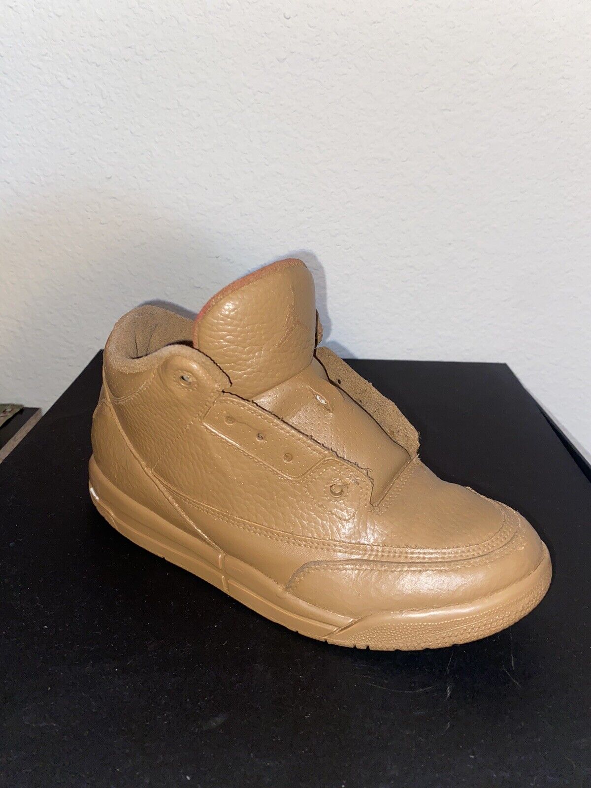 Sneaker Planter Vase Custom Shoe Planter Authentic Jordan 3 GS painted
