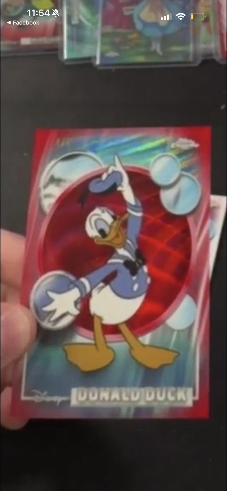 2026 topps chrome disney Donald Duck Red  /5