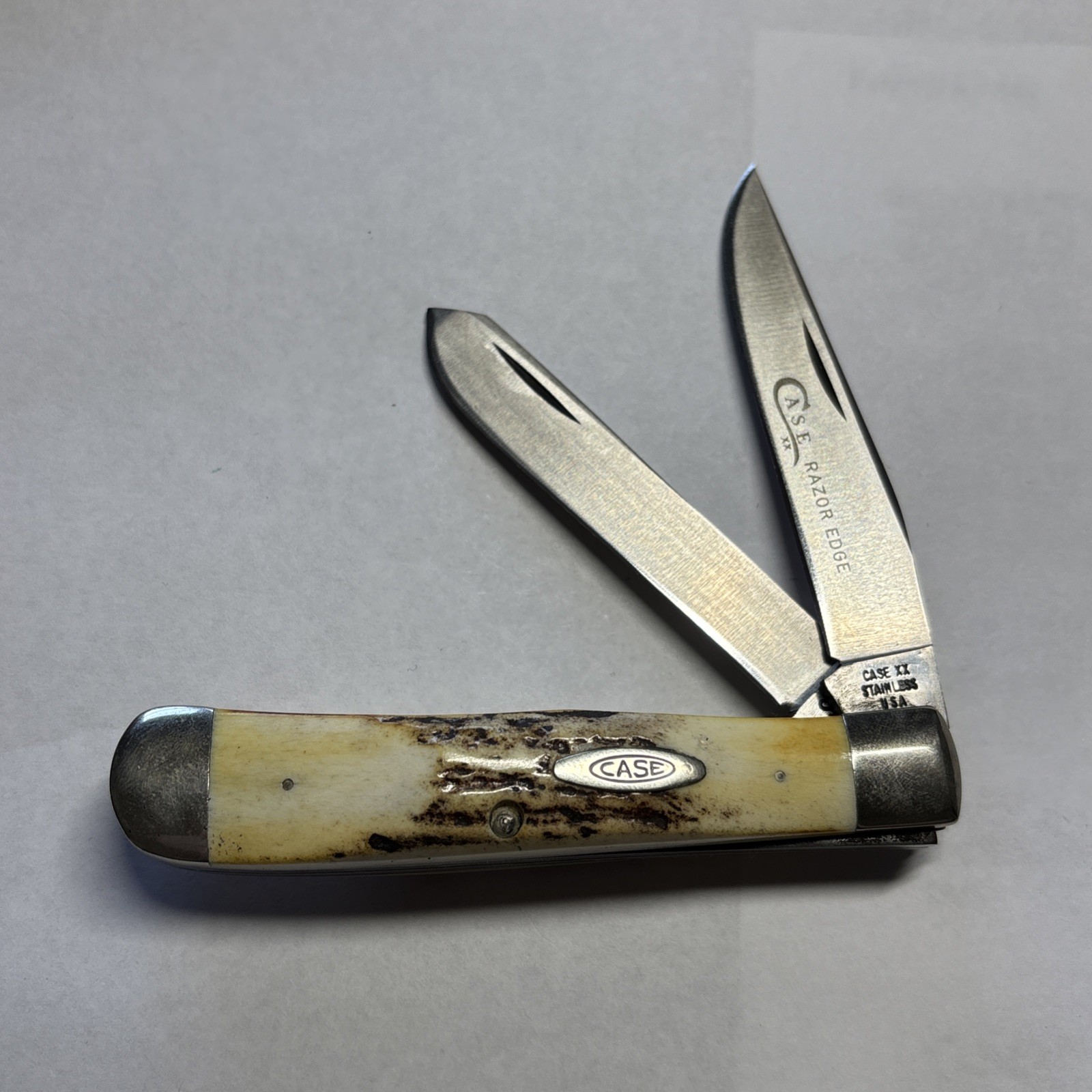 1976 CASE XX USA 5254 SS Genuine Stag Trapper Near Mint