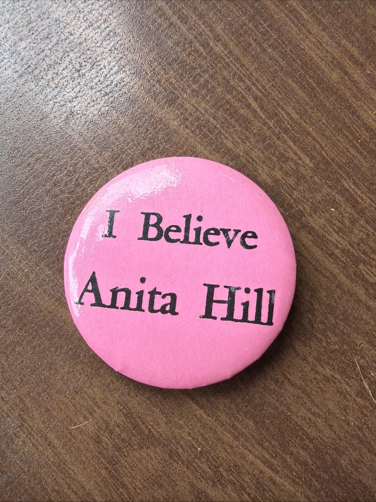 VTG ~ I Believe Anita Hill ~ Button