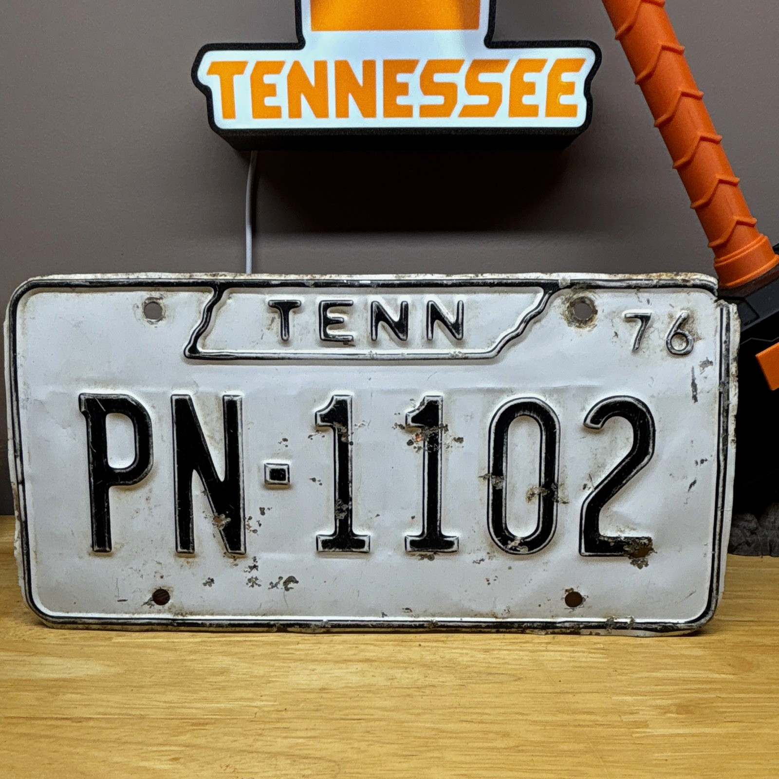Vintage Tennessee 1976 License Plate \