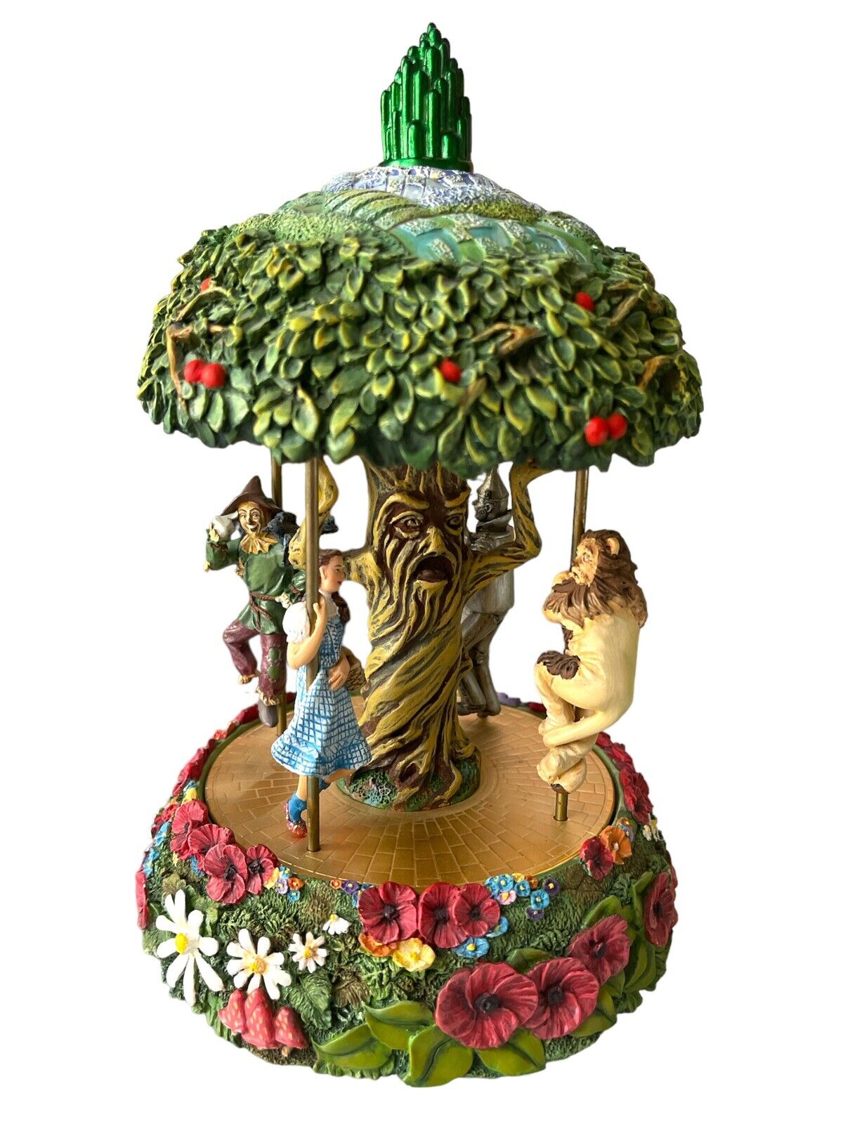 Franklin Mint Wizard Of Oz We’re Off To See The Wizard Carousel Music Box 1999