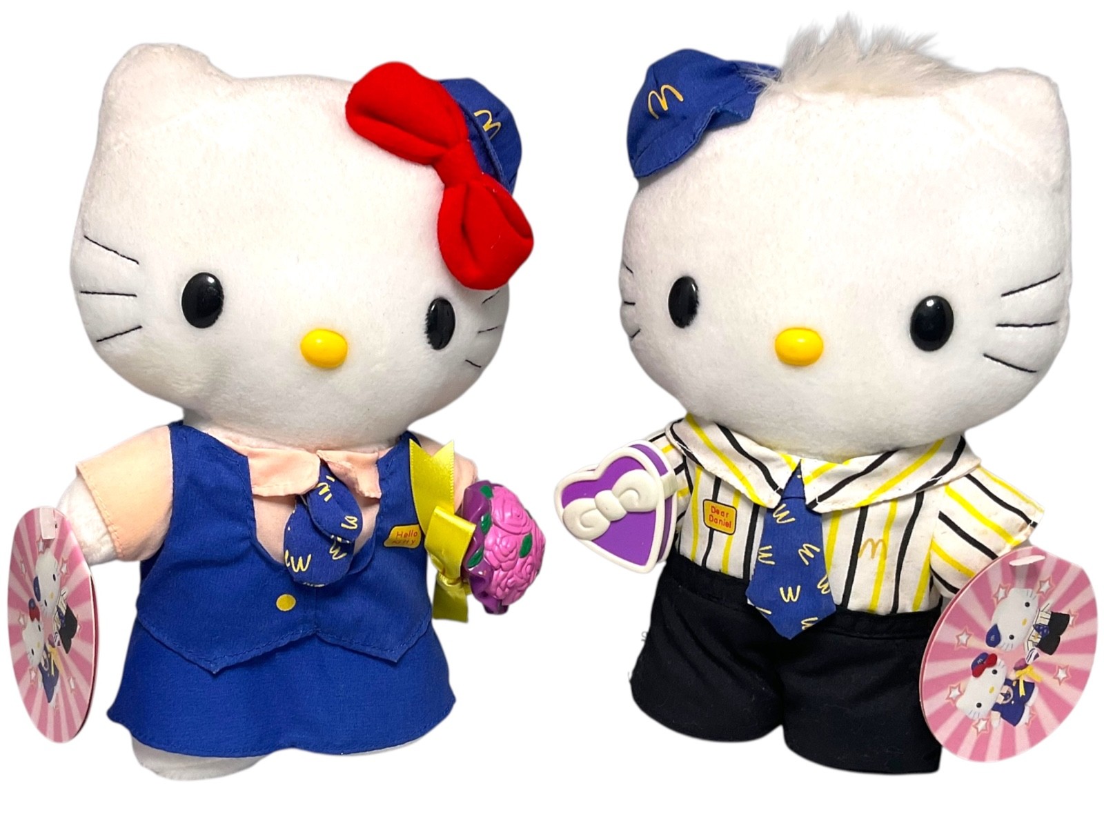 Hello Kitty Doll Set Dear Daniel 2pk Toy Set McDonald’s Crew Sanrio Y2K Japan Hello Kitty Doll Set Dear Daniel 2pk Toy Set McDonald’s Crew Sanrio Y2K Japan