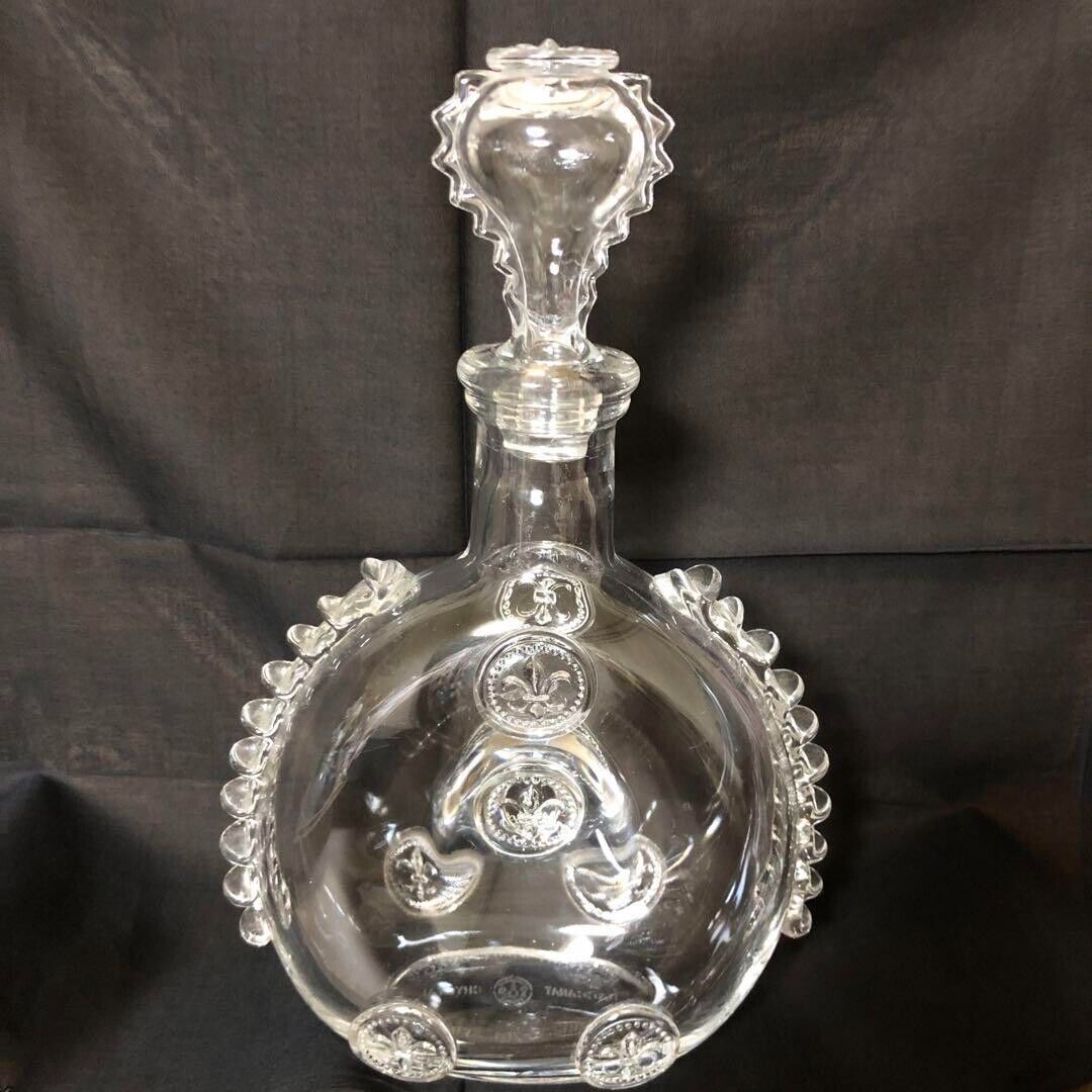 Empty REMY MARTIN LOUIS XIII COGNAC BACCARAT CRYSTAL DECANTER BOTTLE EMPTY Rare