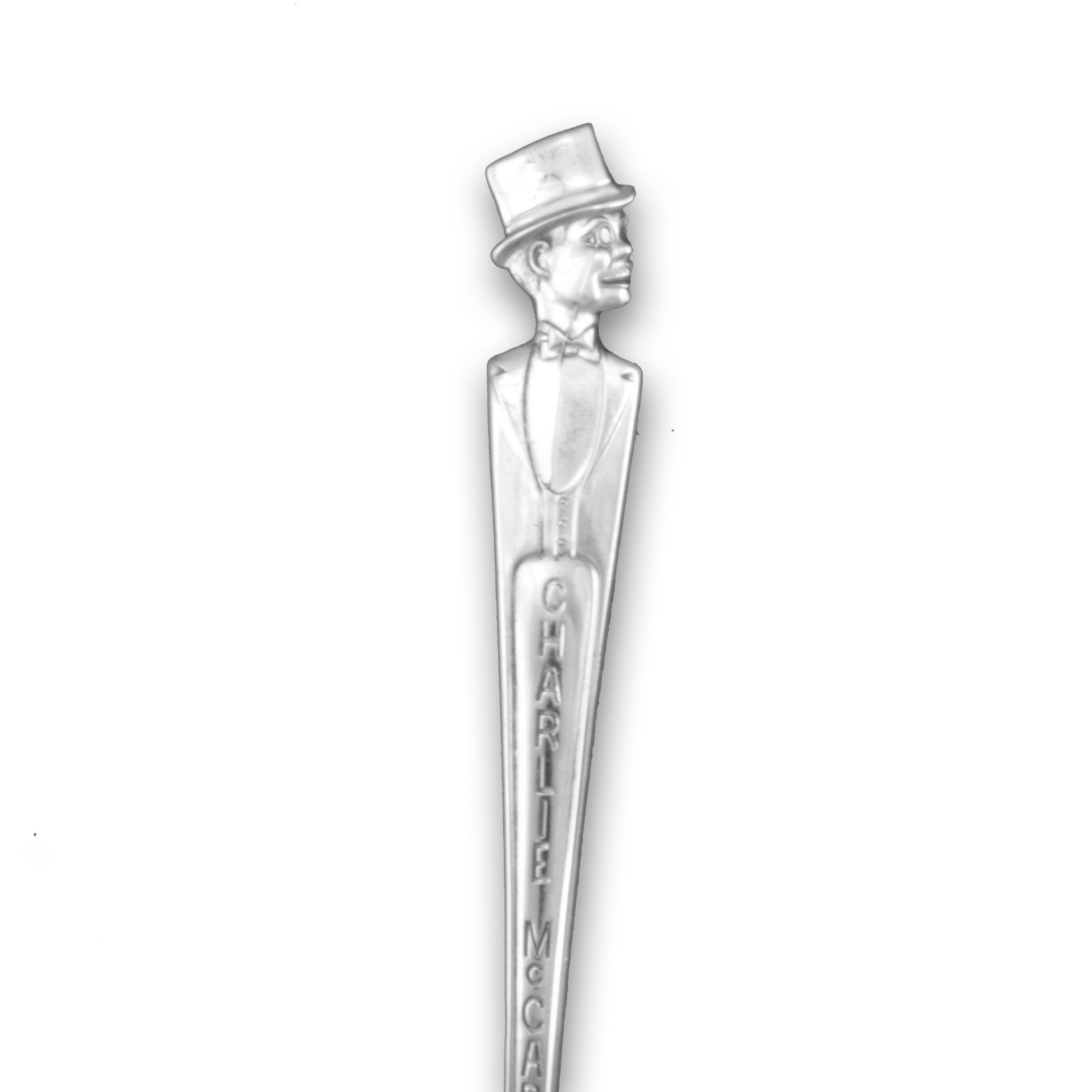 Charlie McCarthy tea spoon vintage collector piece Duchess silver plate