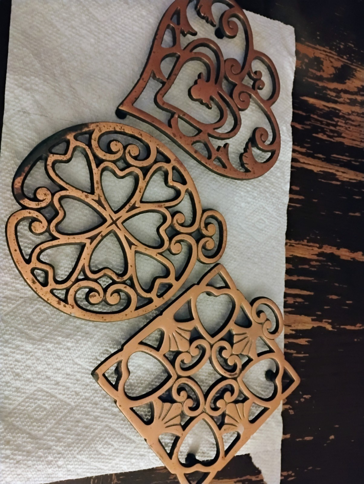 Pampered Chef Set Of Three 2006-2008 Trivets