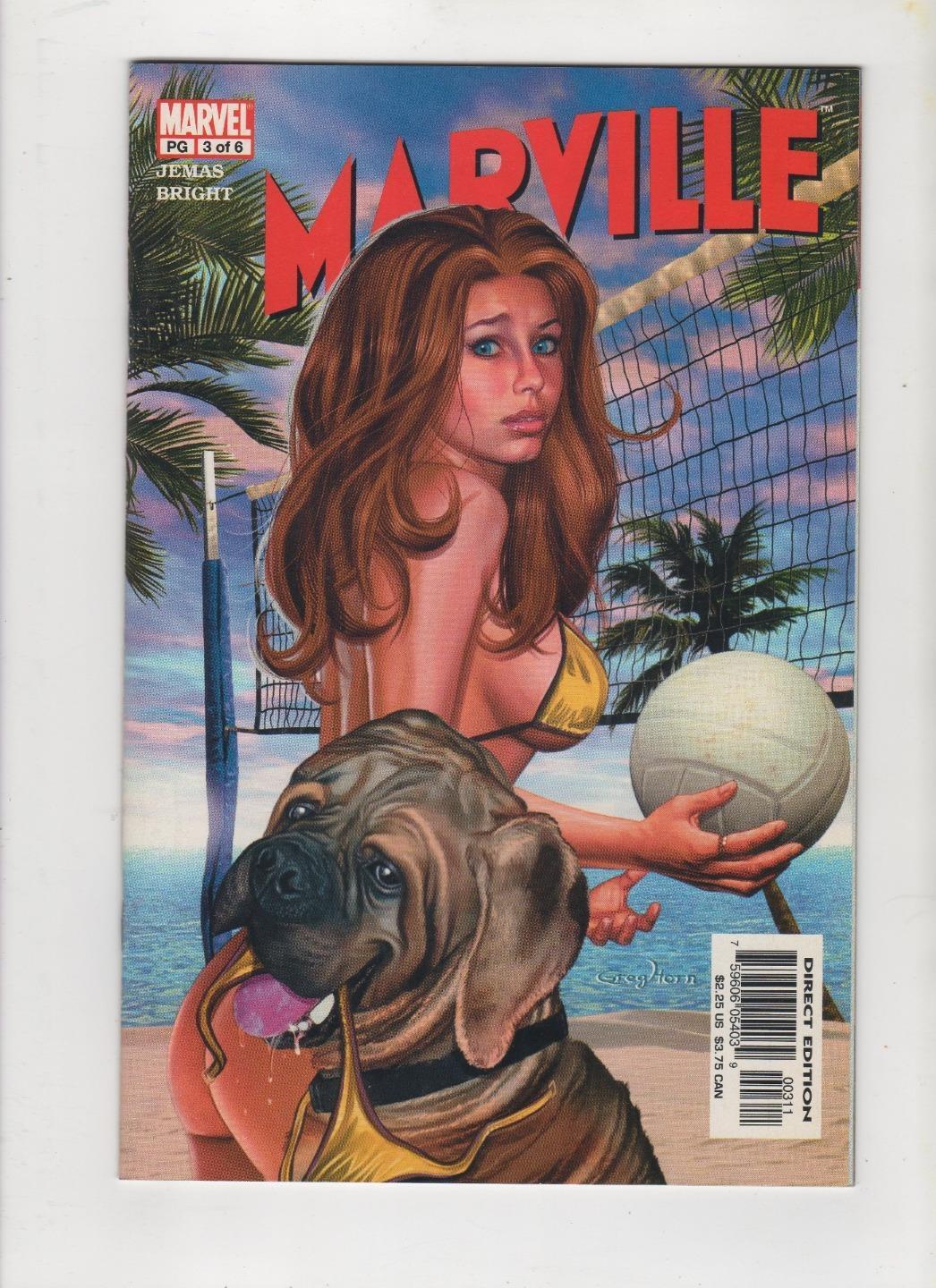 Marville #3, Greg Horn Cover, VF+ 8.5, 1st Print, 2003, See Scans