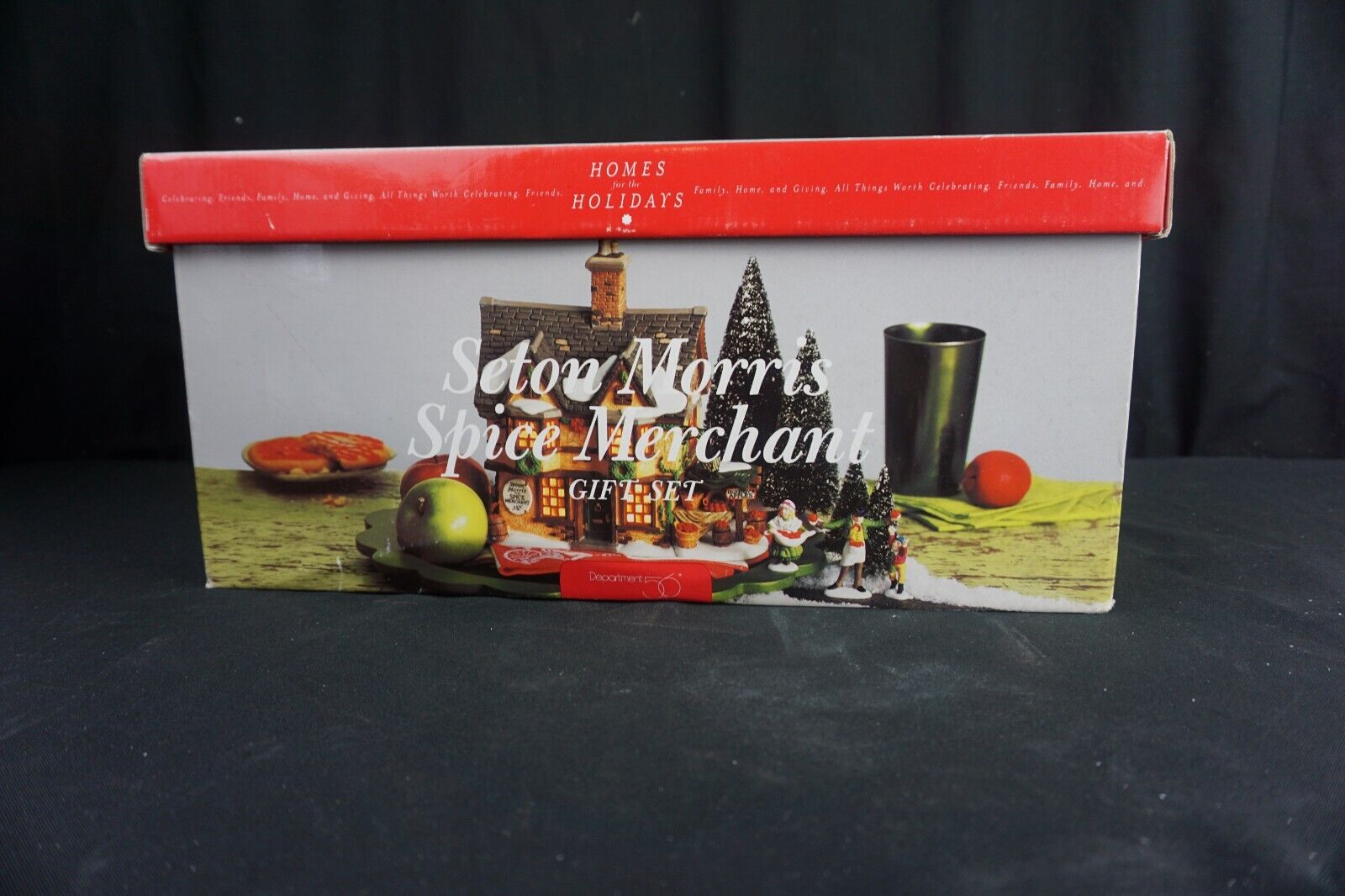 Dept 56 Heritage Village Seton Morris Spice Merchant 58308 Gift Set Read