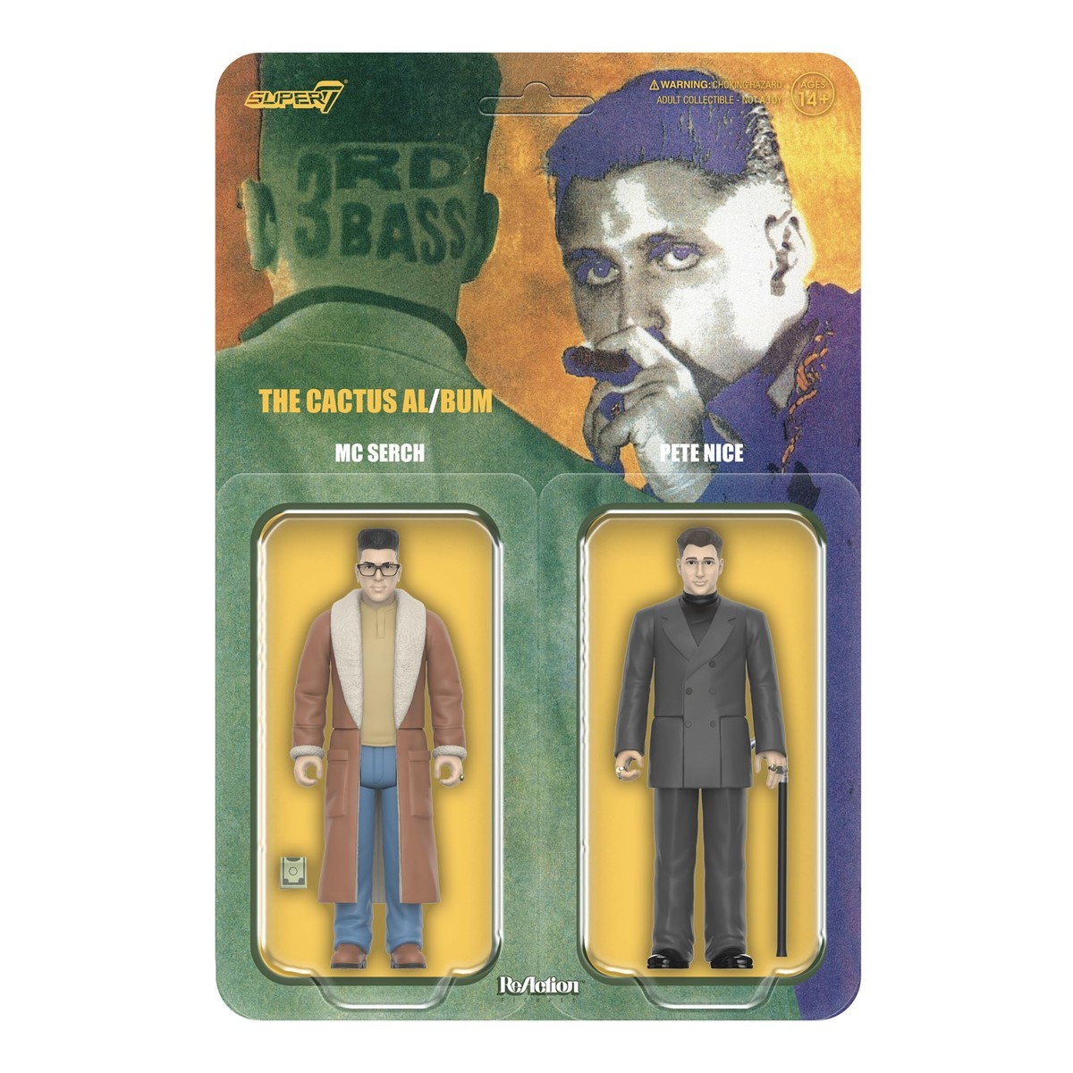Super7 3rd Bass Pete Nice & M.C. Serch (2 Pack) 3.75