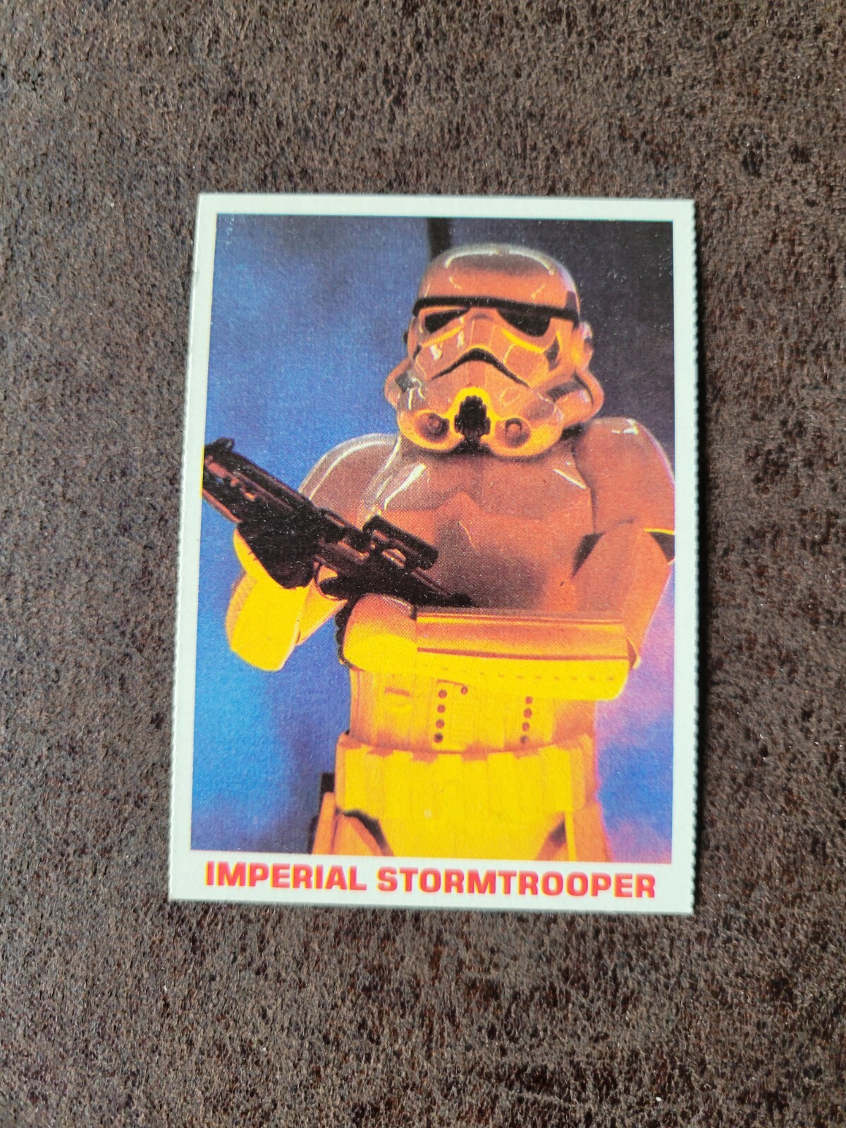 1980 Burger King Star Wars The Empire Strikes Back Card Imperial Stormtrooper