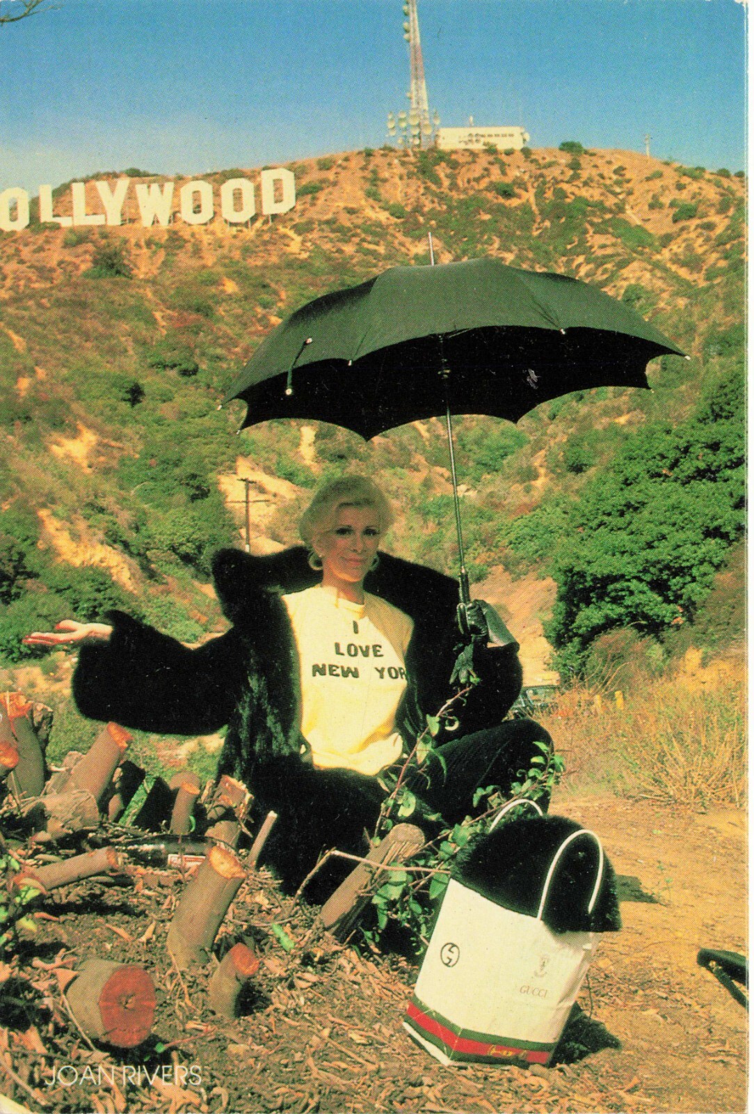 Joan Rivers Hollywood Roddy McDowall Photo VTG Continental Postcard Unposted