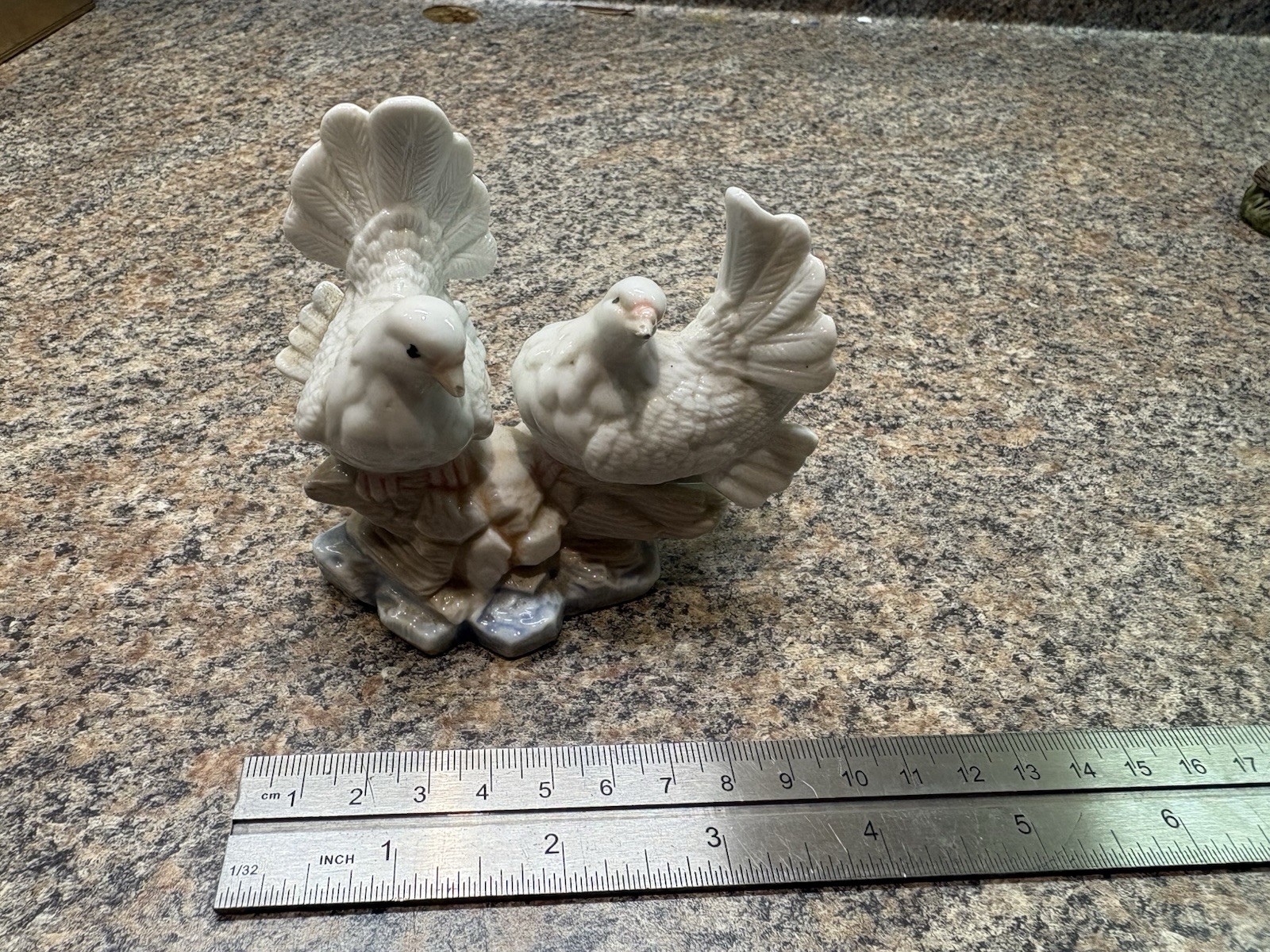 Vintage Porcelain Dove Figurine