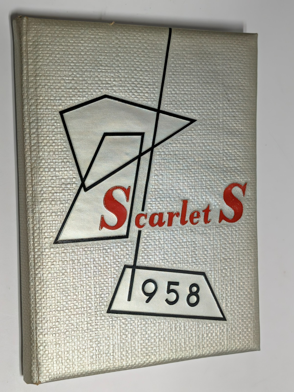 1958 Shelby High School Yearbook Annual Shelby Ohio OH - Scarlet \
