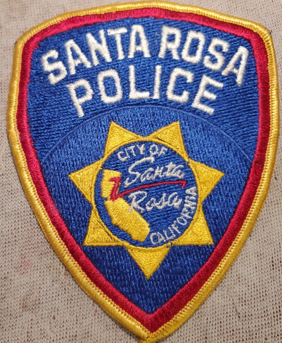 CA Santa Rosa California Police Shoulder Patch