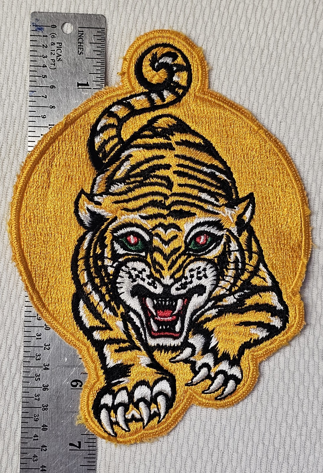 XL Vintage US Navy VA-65 Attack Tigers Squadron Patch Korea Era 5×7