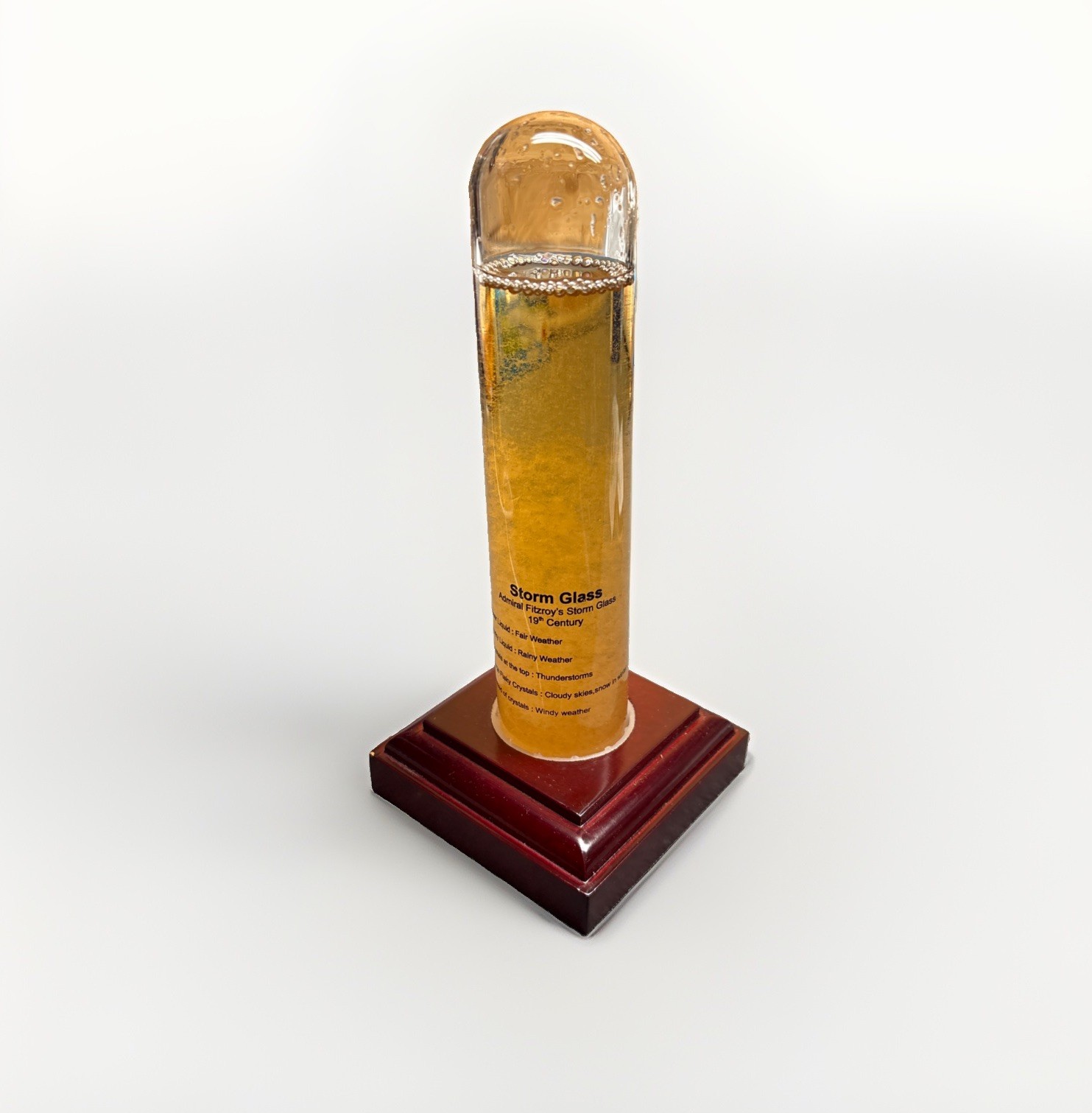 Admiral Fitzroy\'s Storm Glass - Weather Predictor - Barometer - 7\ Admiral Fitzroy\'s Storm Glass - Weather Predictor - Barometer - 7\