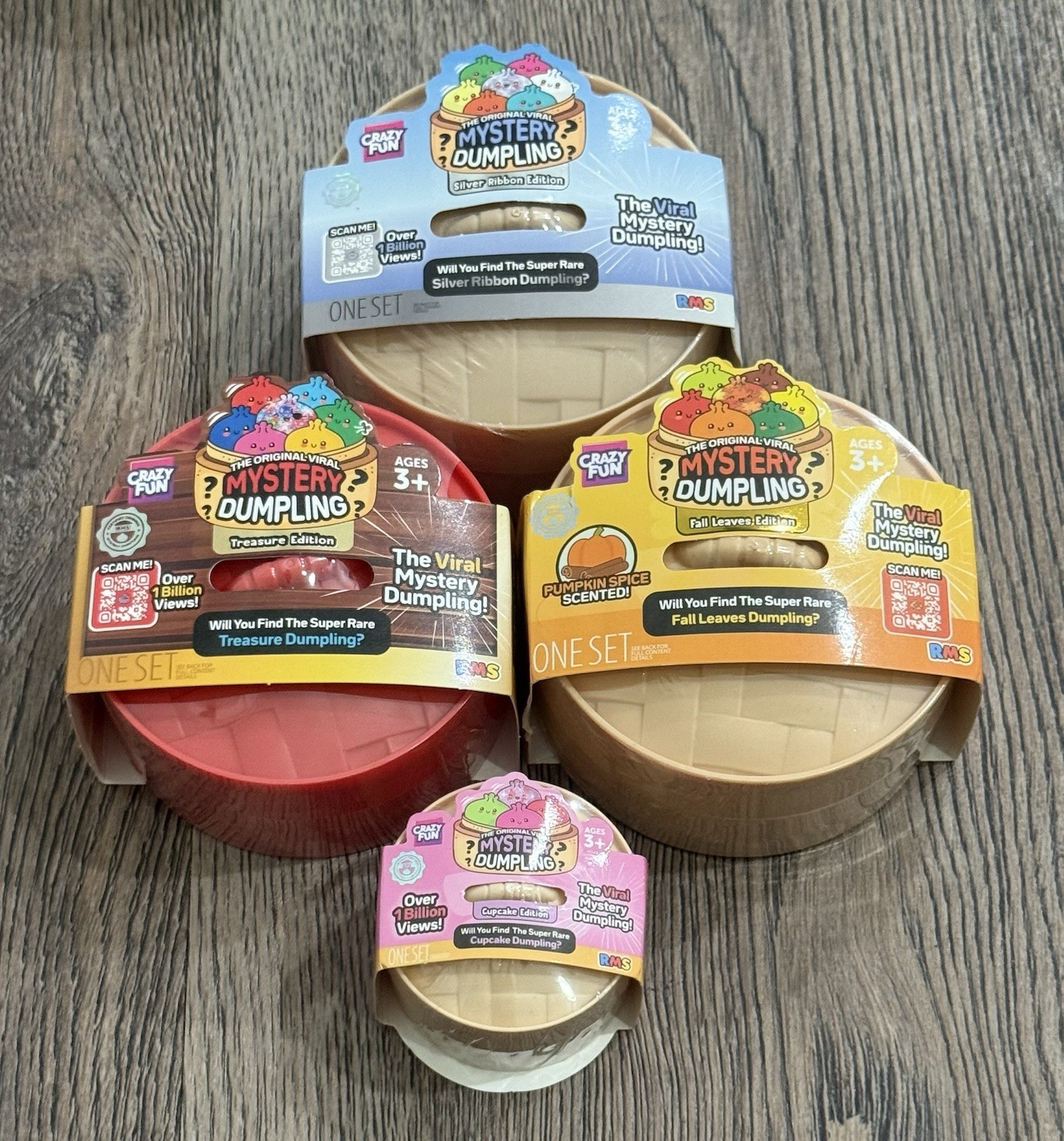 Five Below RMS Viral Squishy Mystery Dumpling Lot Of 4 - 100% Authentic