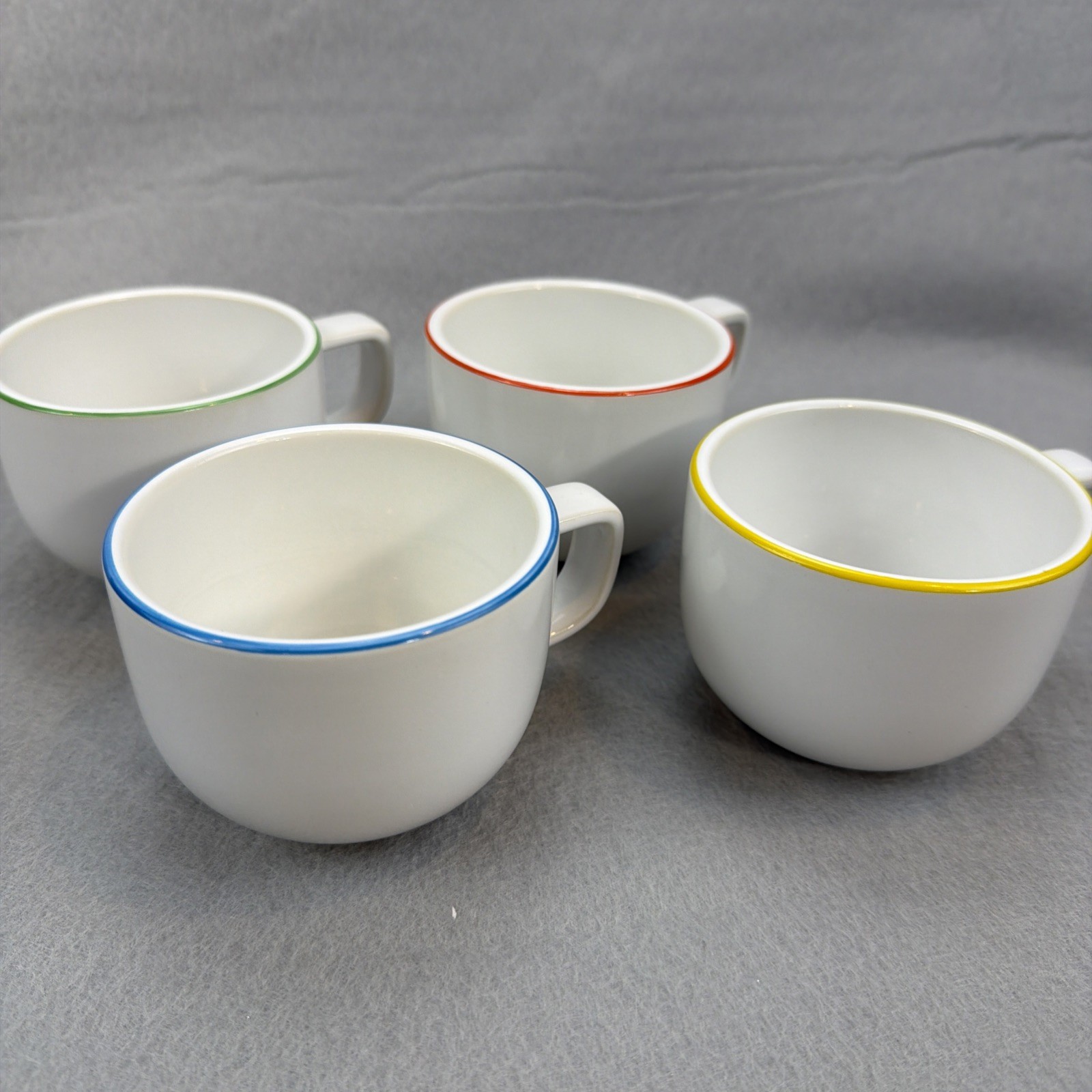 Sasaki Colorstone Set Of 4 Coffee Tea Cups Japan Vignelli Designs