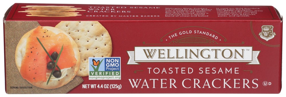 Wellington Cracker Wtr Sesame 4.4 OZ Pack Of 12