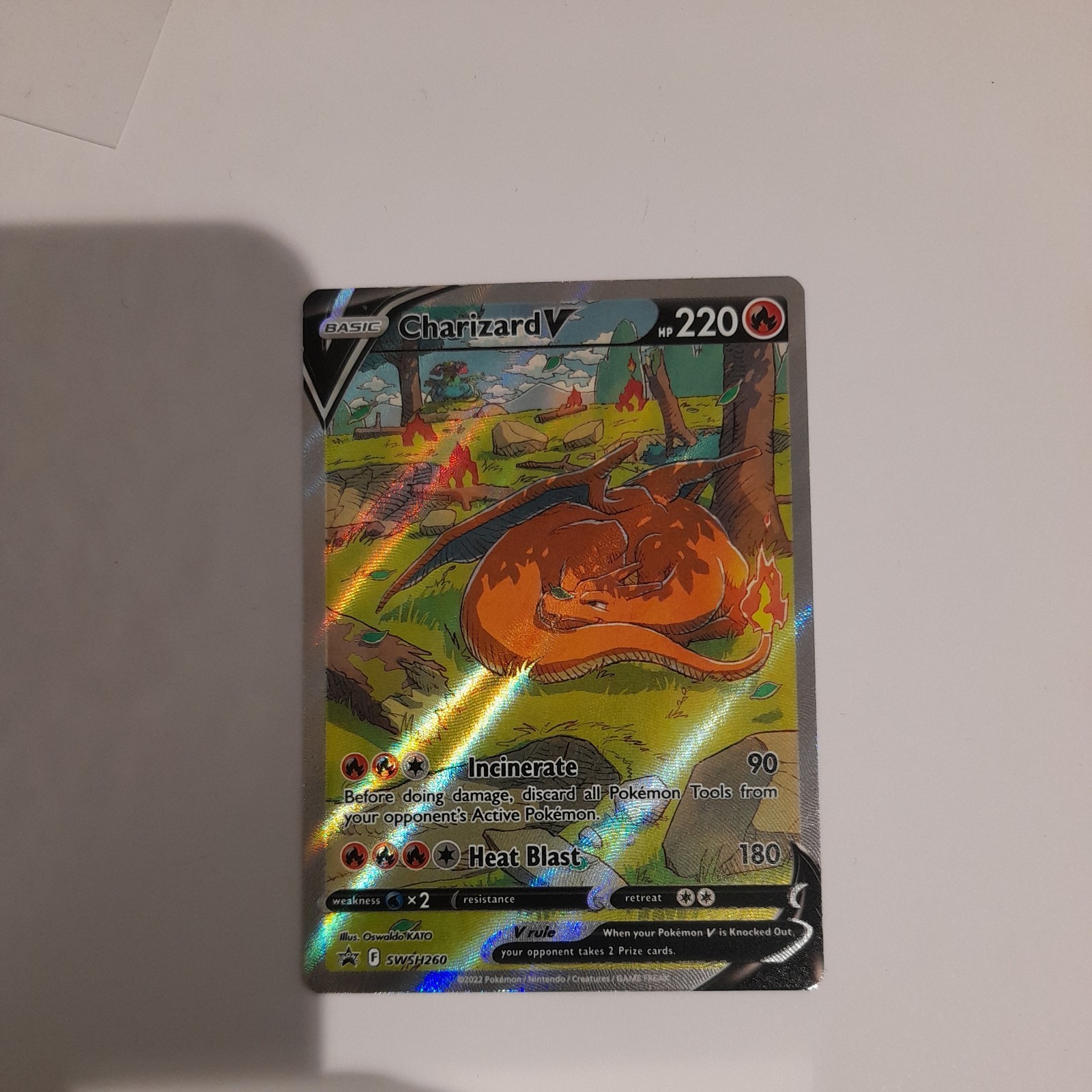 Pokémon TCG Charizard v SWSH260 Pokémon TCG Charizard v SWSH260
