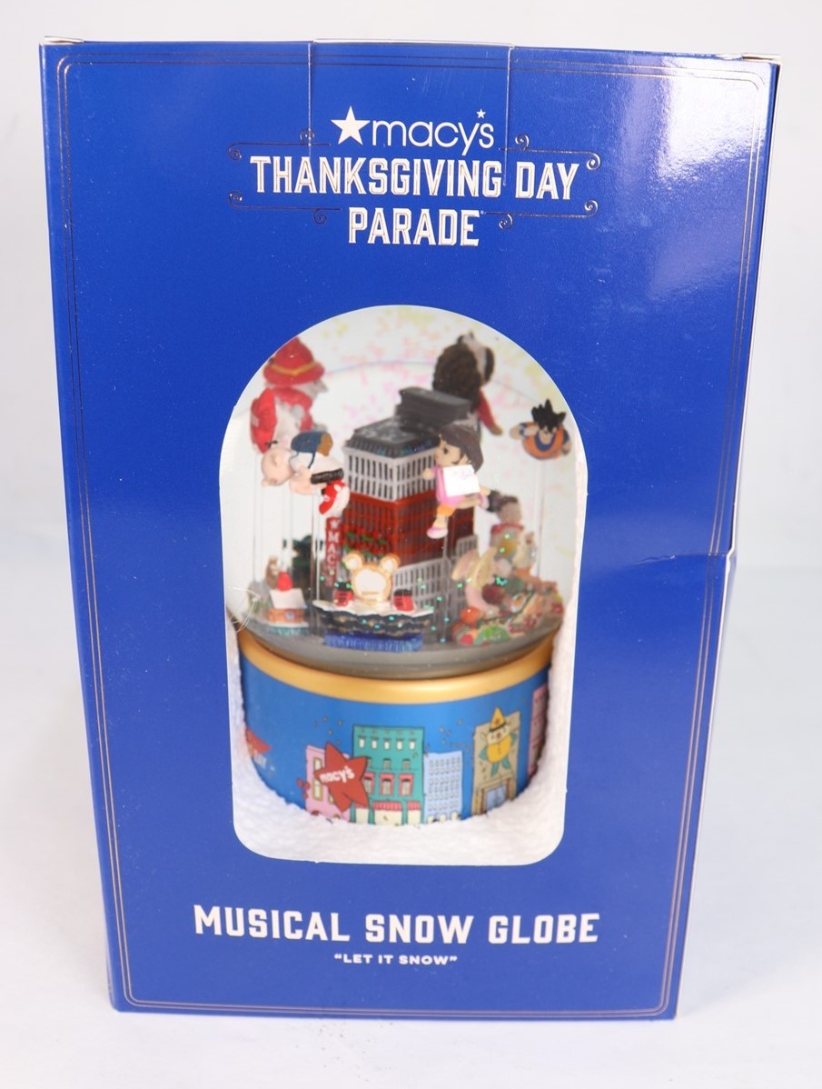 2025 Macy\'s Thanksgiving Day Parade Musical Snow Globe \
