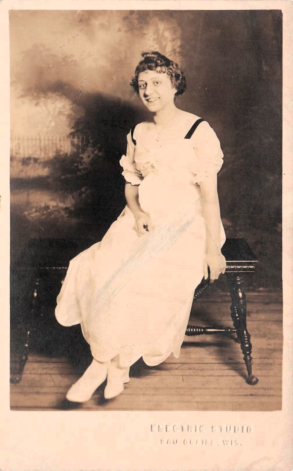 Antique Cabinet Card Photo Vaudeville Comedy Actress Paden Read Postcard G14