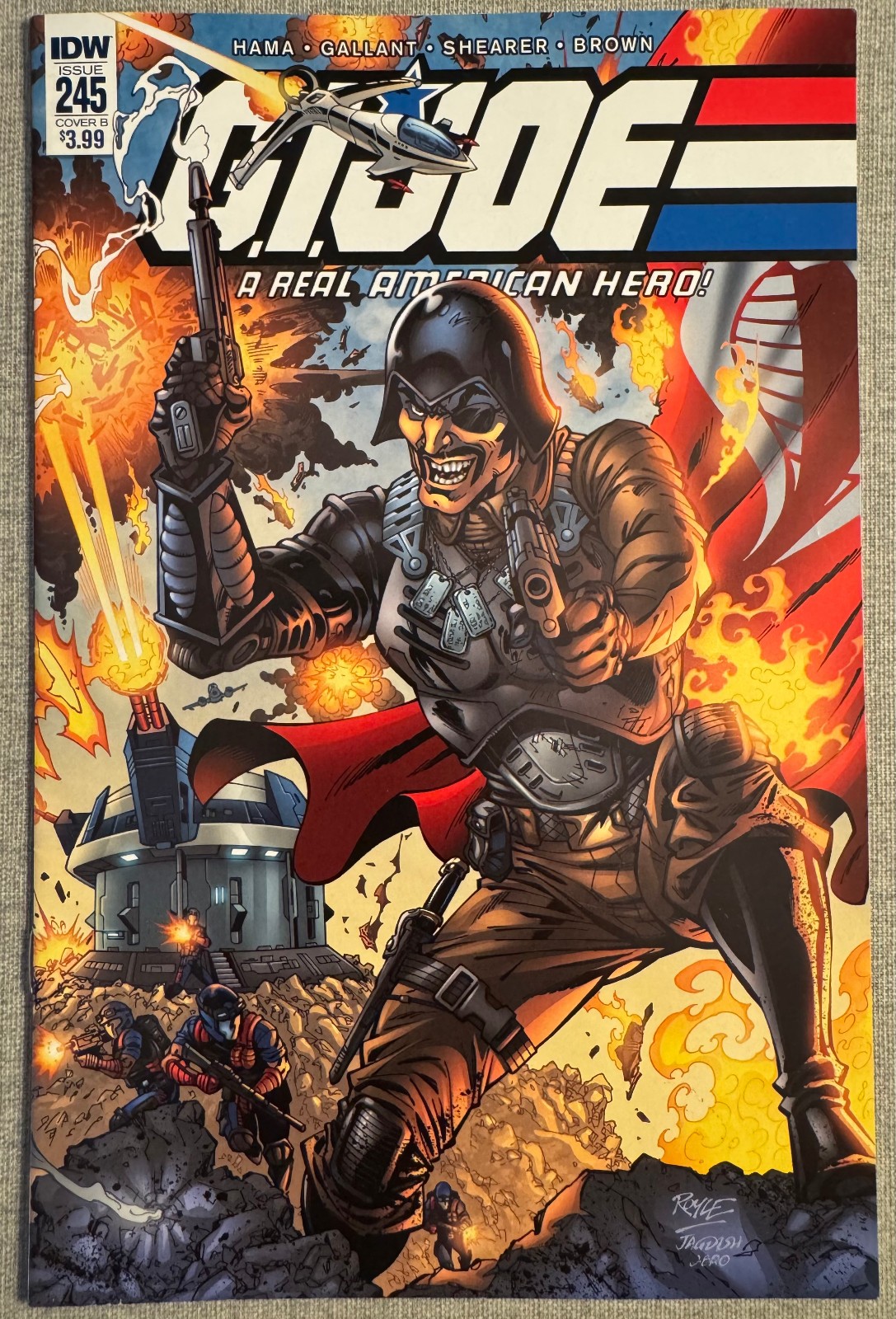 G.I. Joe: A Real American Hero #245 IDW Low Print Rare John Royle Cover B VF-