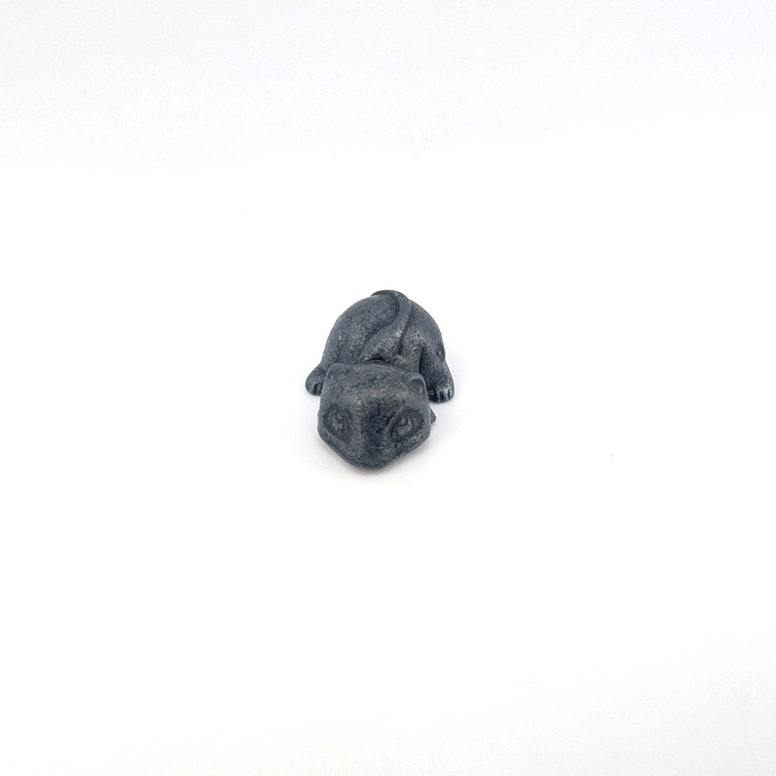 Rare Vintage Mew Silver Metal Diecast Pokemon Center mini figure #19