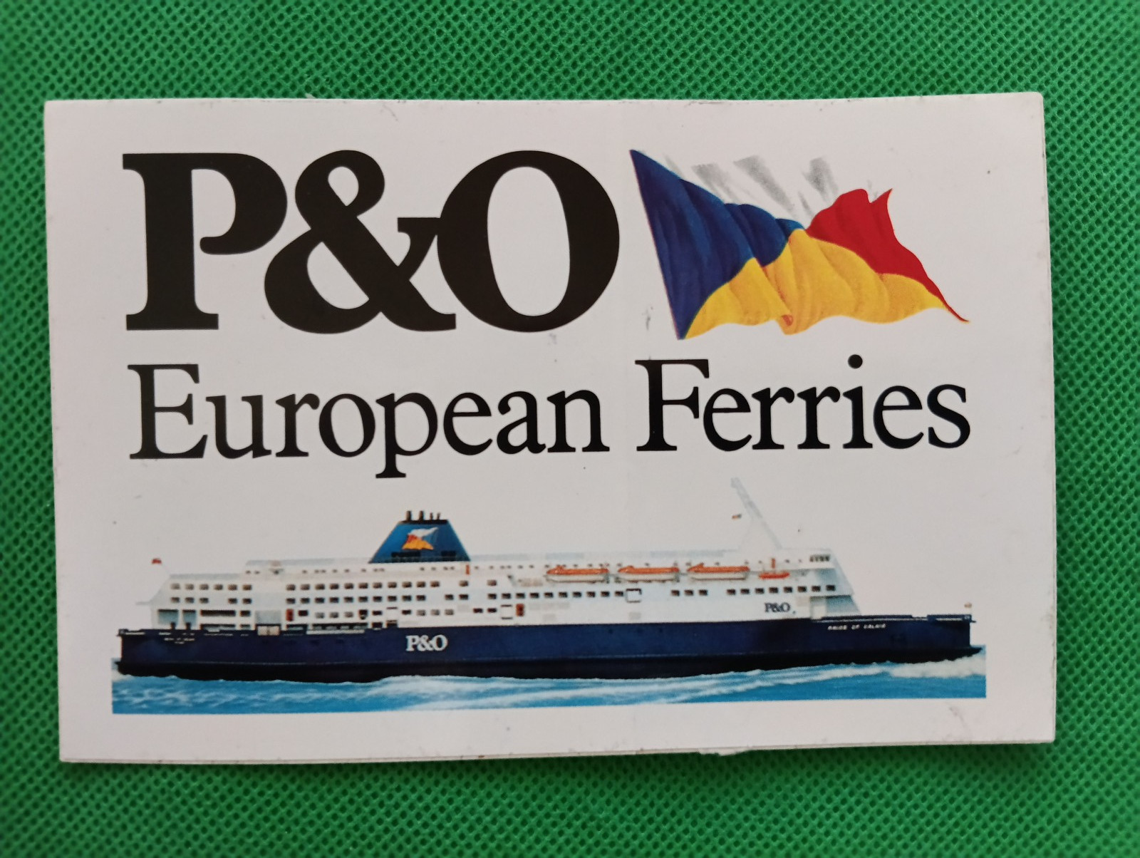 Vintage Stickers, Ferry, P&O Ferries UK Vintage Stickers, Ferry, P&O Ferries UK