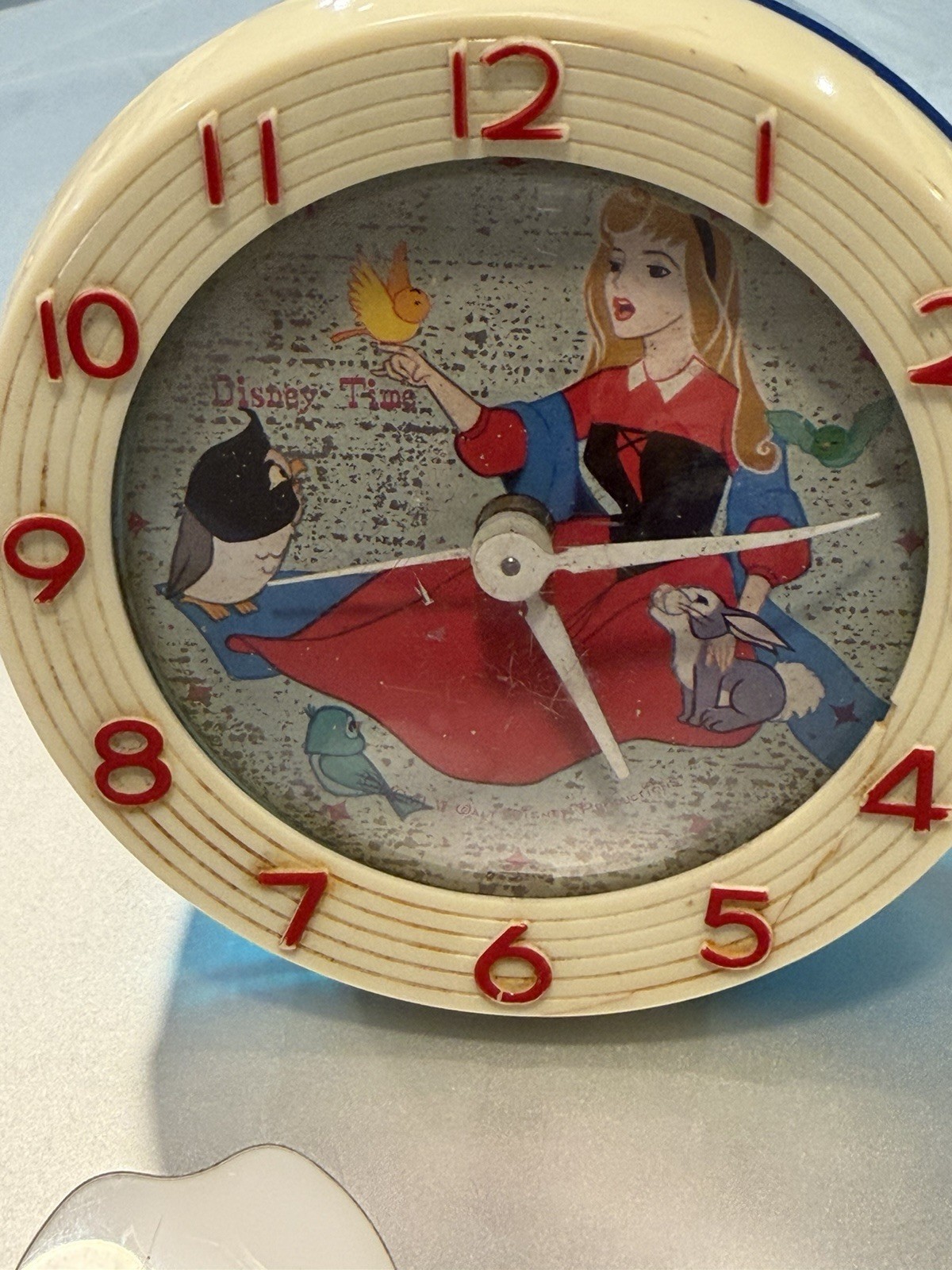 Vintage WORKING Sleeping Beauty Alarm Clock  Made by Phinney Walker in Japan WDP