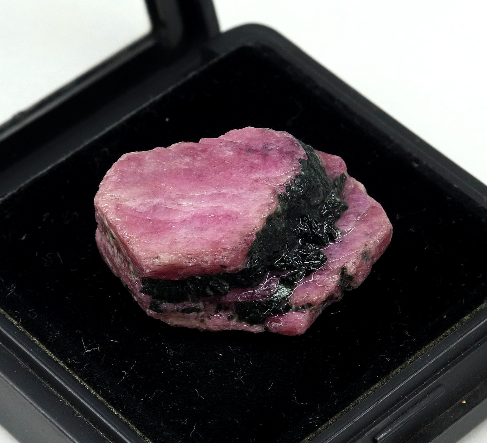 Natural Unheated Mozambique Ruby Loose Rough Gemstone Slice 65.20 Ct