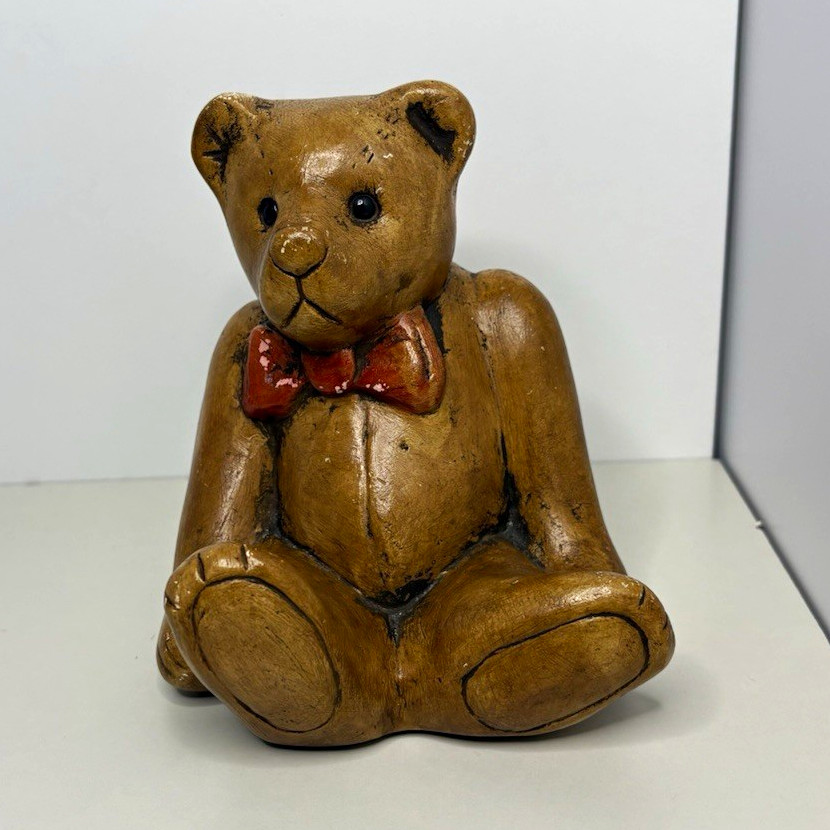 Vintage Wildlife Studio Hexham Teddy Bear Collectible Ornament Made in England