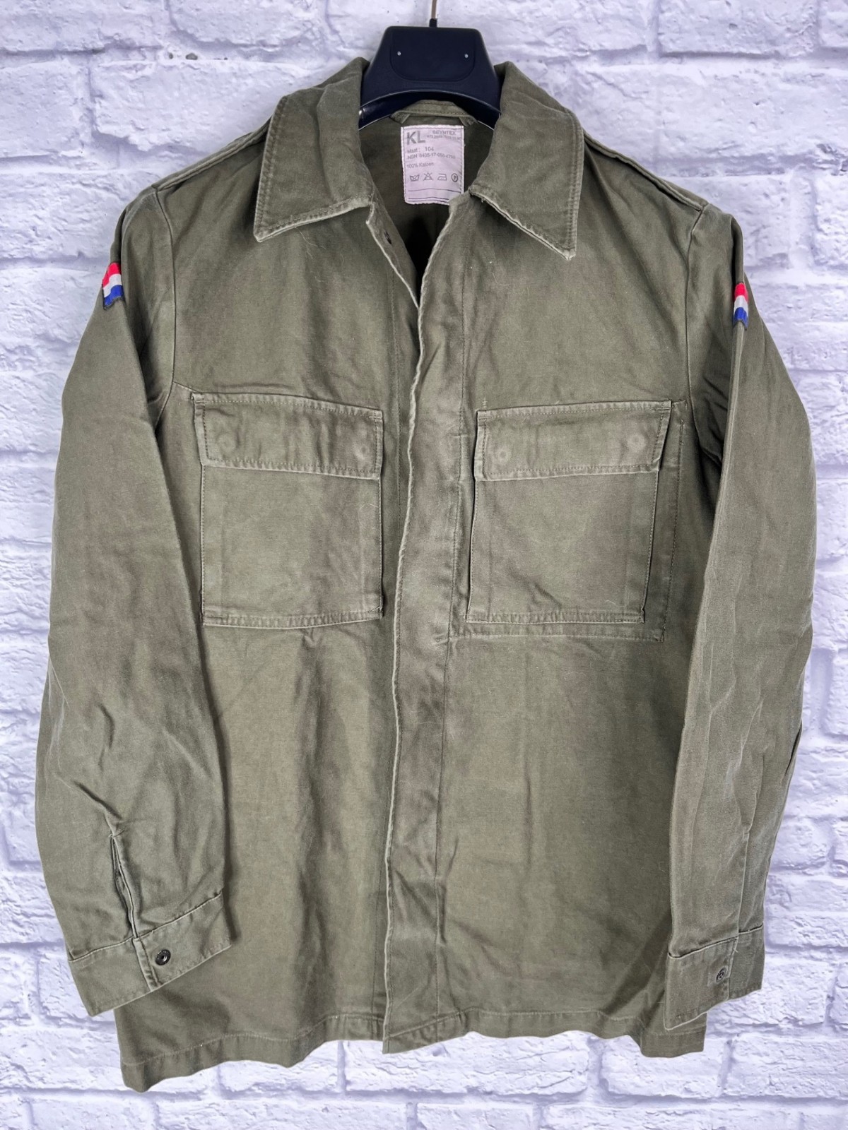Vintage Dutch Army Field/Utility Shirt Size: Small #3
