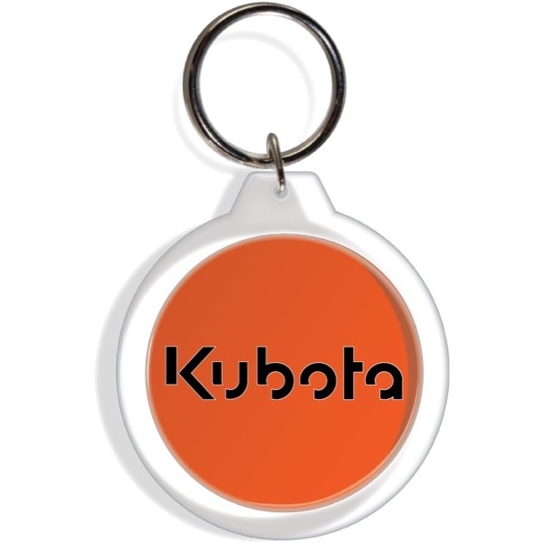 Kubota Farm Garden Tractor Keychain Keyring Logo Lawnmower yard part FOB Kubota Farm Garden Tractor Keychain Keyring Logo Lawnmower yard part FOB