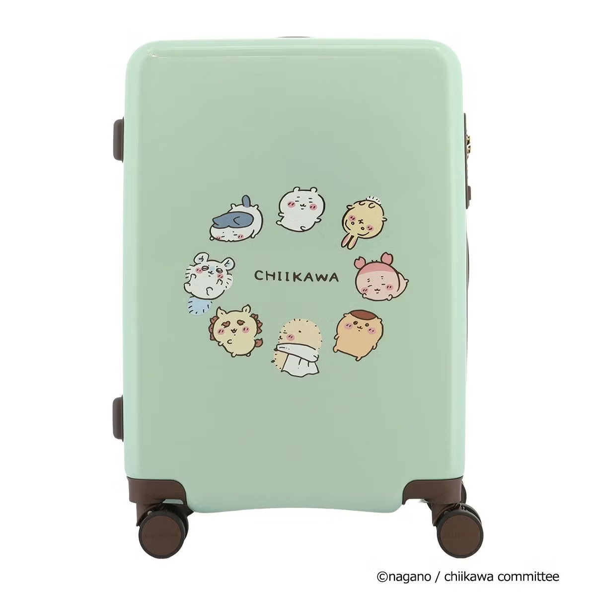 Chiikawa Carry-on Spinner Suitcase 21in HPL2342-49 siffler Mint Circle Japan TSA