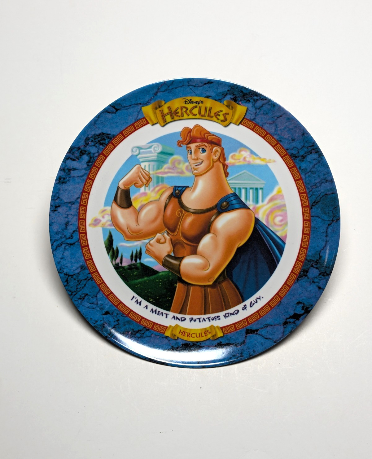 1997 McDonalds Disney Hercules Plastic Plates 1997 McDonalds Disney Hercules Plastic Plates