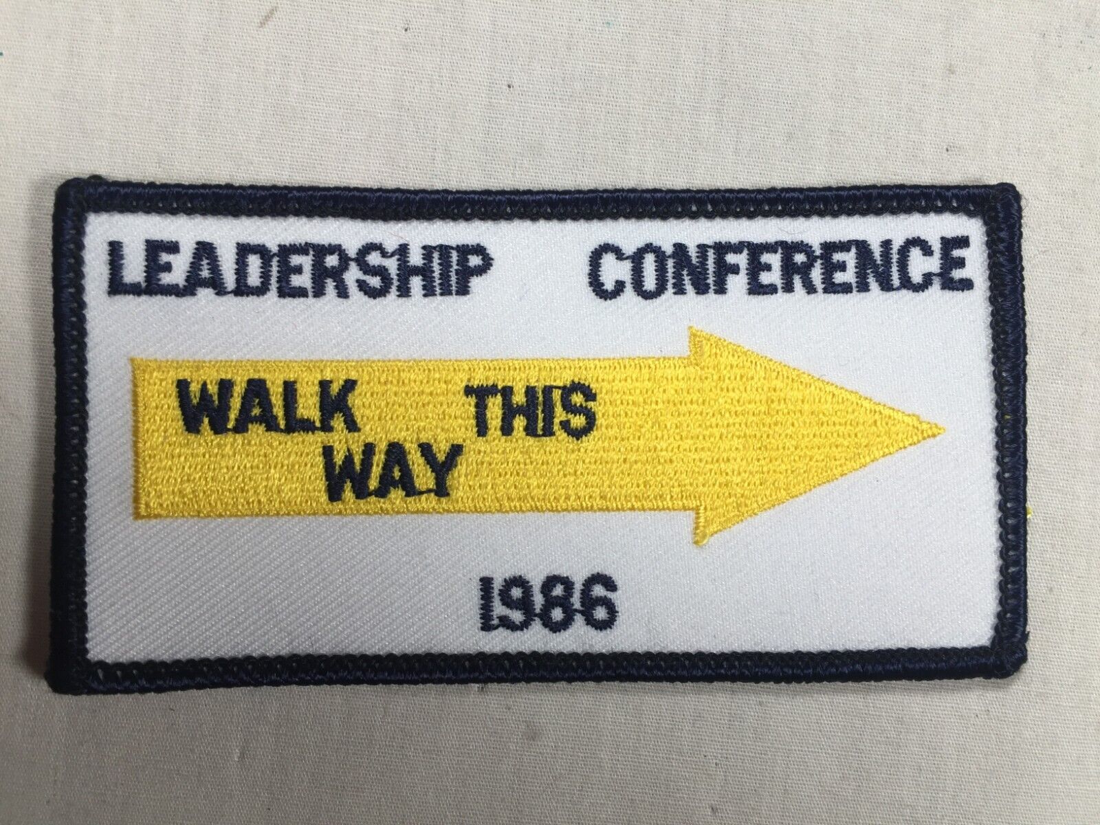 1986 Clinton Valley Council Leadership Conference BSA Activity Patch