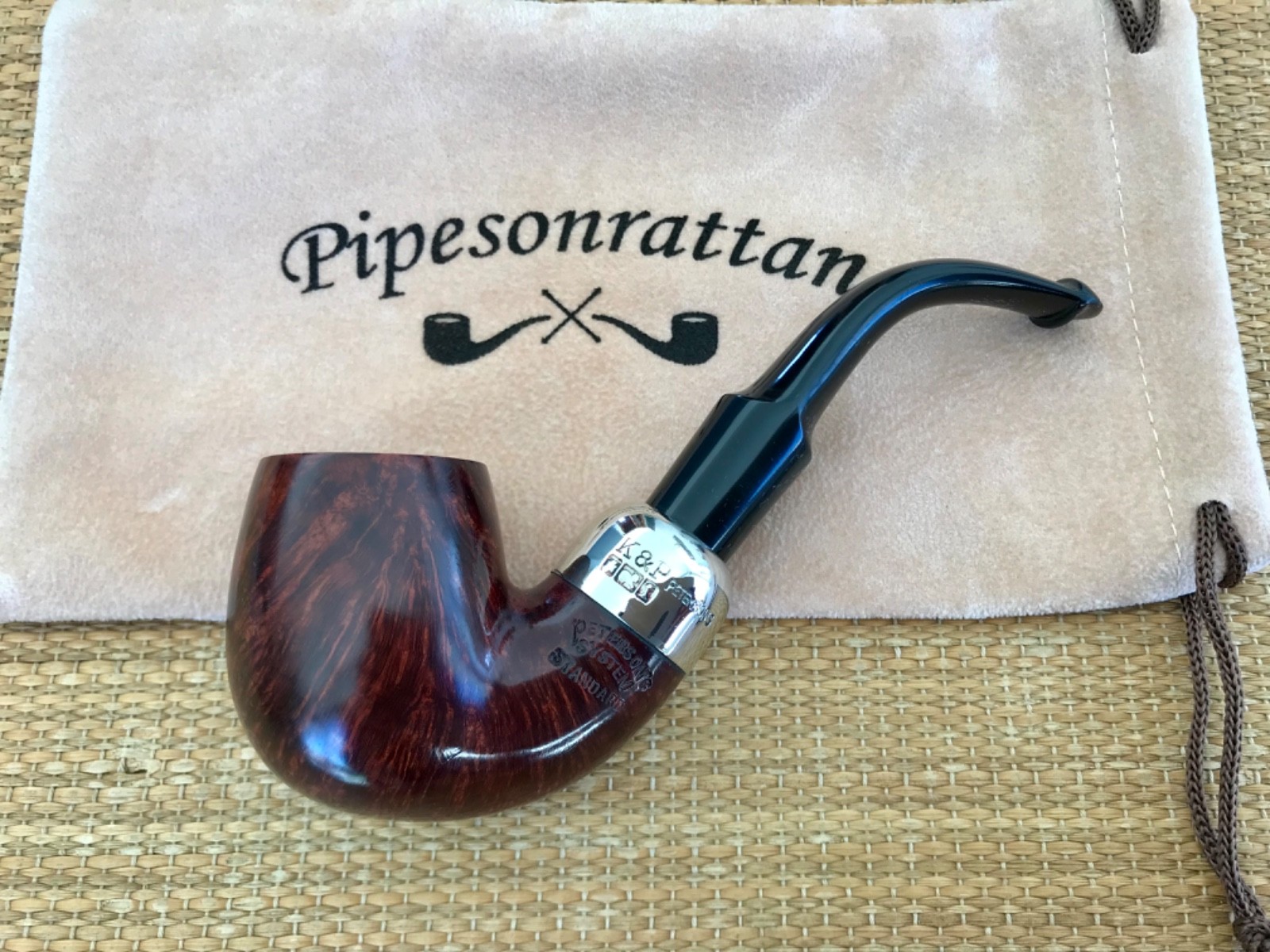 PETERSON’S SYSTEM STANDARD 314, OLD SERIE BENT BILLIARD PIPE, PFEIFE.