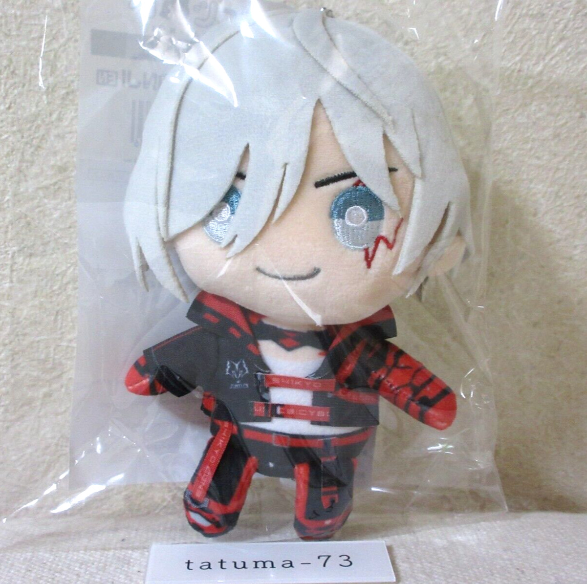 Nijisanji Nijinui Fulgur Ovid Plush Doll Nocty x 2nd Anniversary 16cm Japan NEW