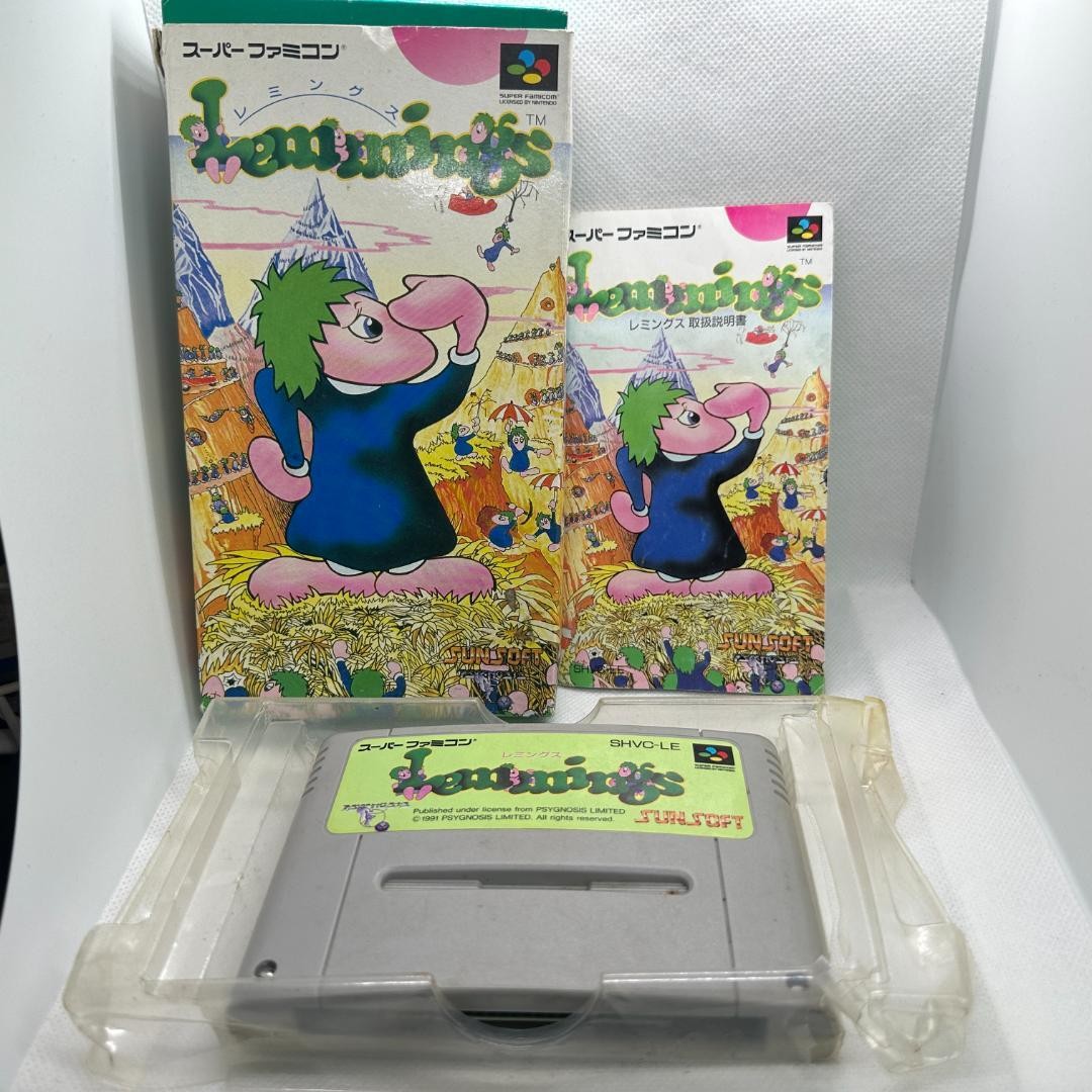 Super Famicom software Lemmings