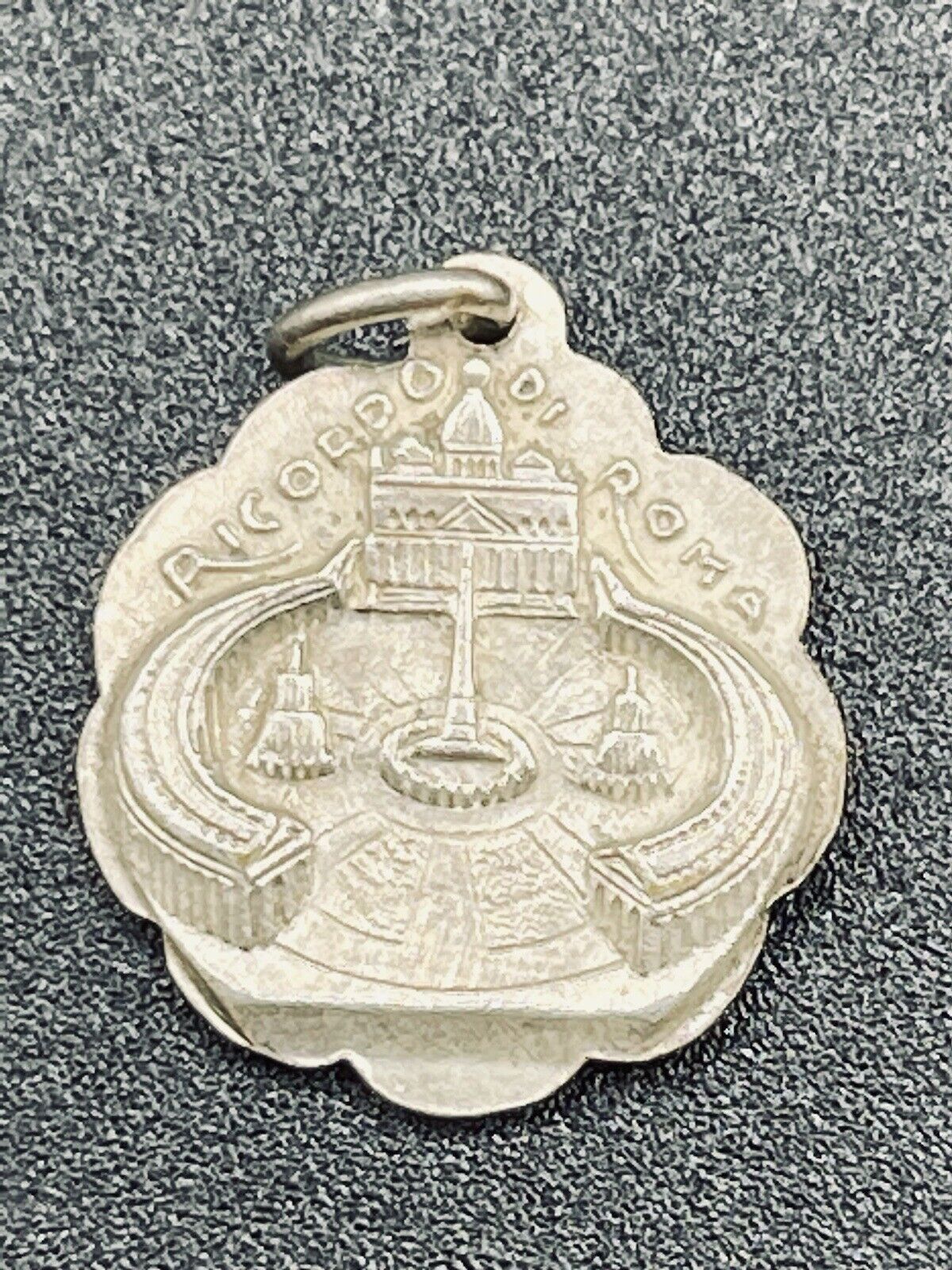 Vintage Pope Pius XII Vatican City Charm 925