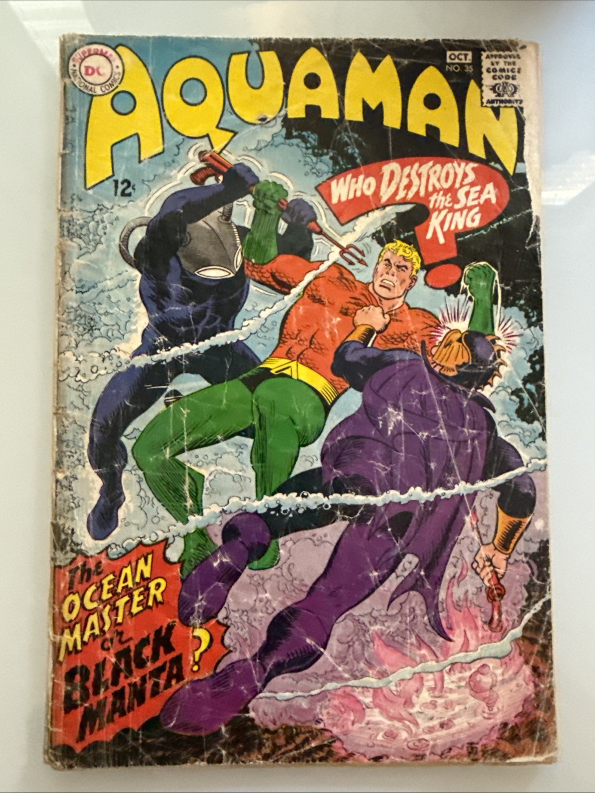 Aquaman #35 (1967, DC) 1st Black Manta