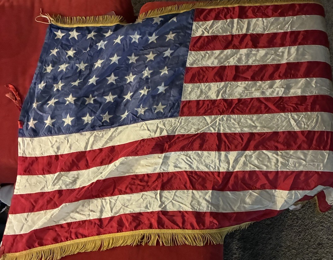 Vintage 48 Star American Flag 