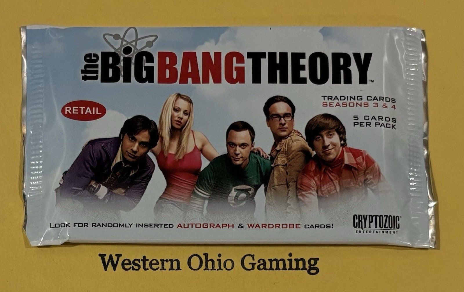 The Big Bang Theory Seasons 3 & 4 Retail Trading Cards Pack NEW